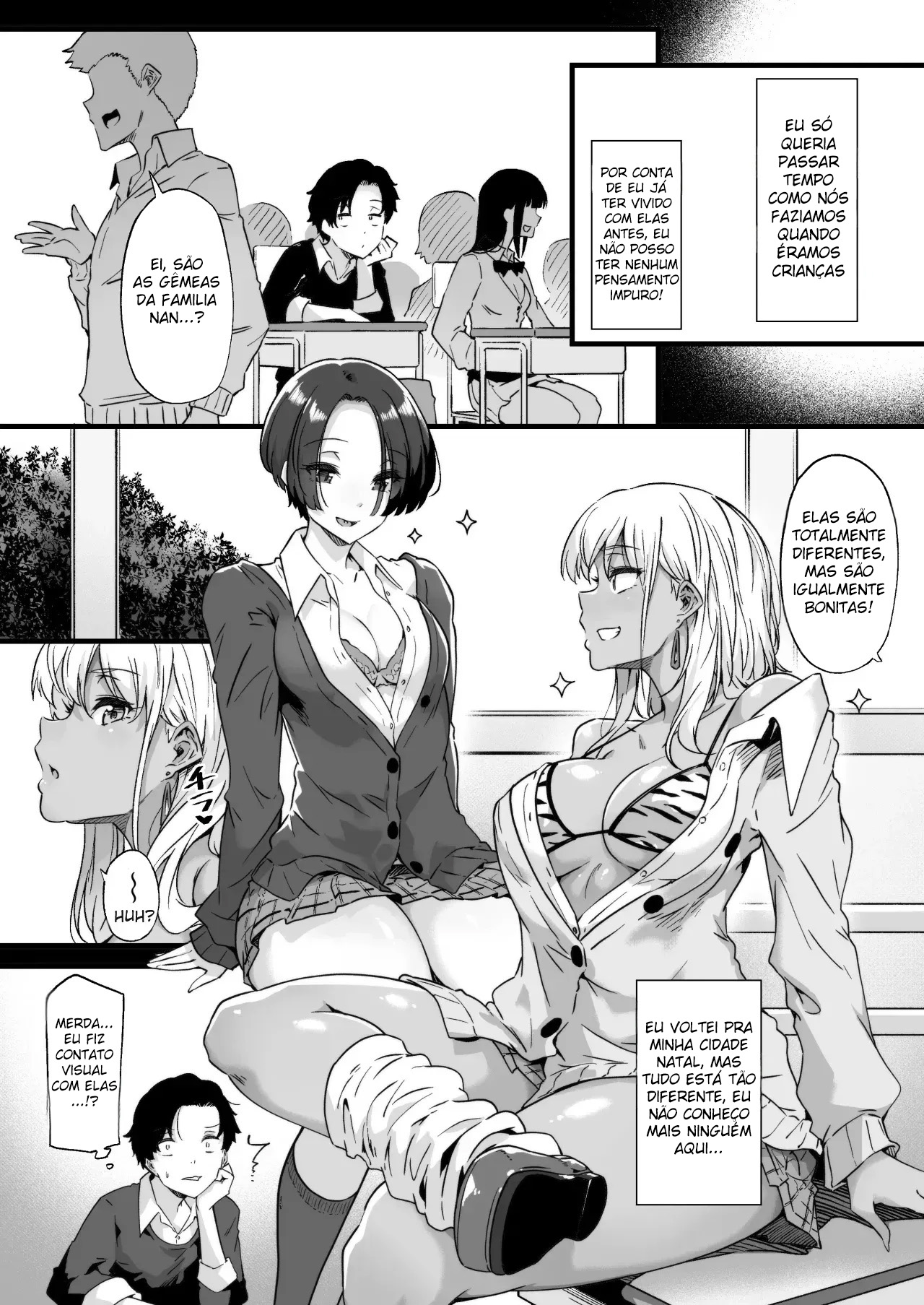 Ler Minhas Amigas de Infância Gêmeas São Extremamente Safadas Capitulo 1 Page 8
