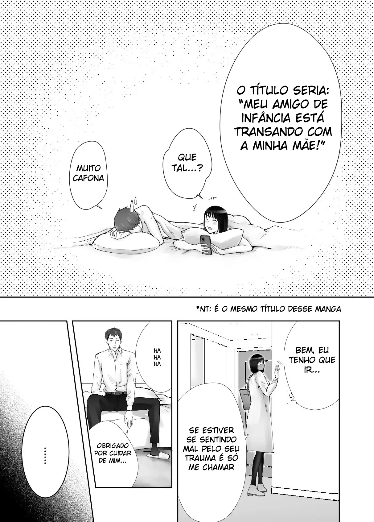 Ler Meu Amigo de Infância Está Fazendo Sexo com Minha Mãe Capitulo 12 Page 55