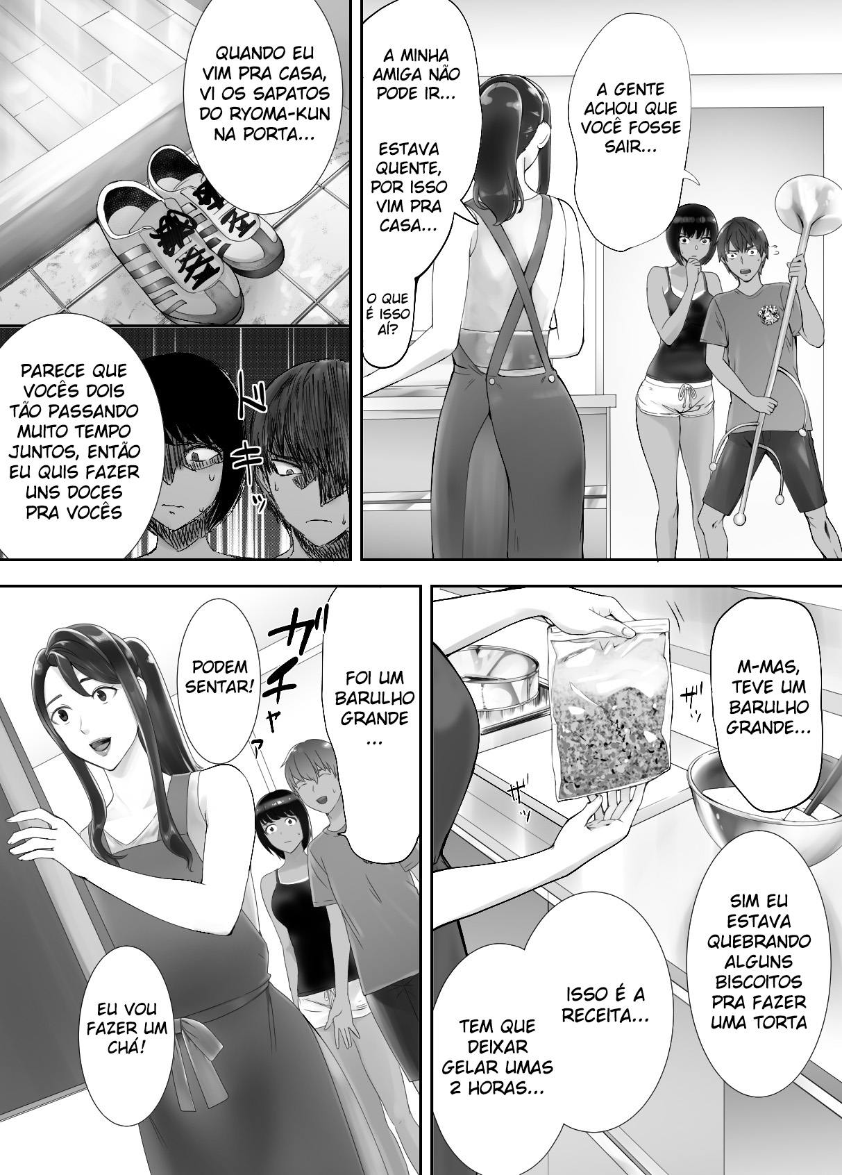 Ler Meu Amigo de Infância Está Fazendo Sexo com Minha Mãe Capitulo 6 Page 52