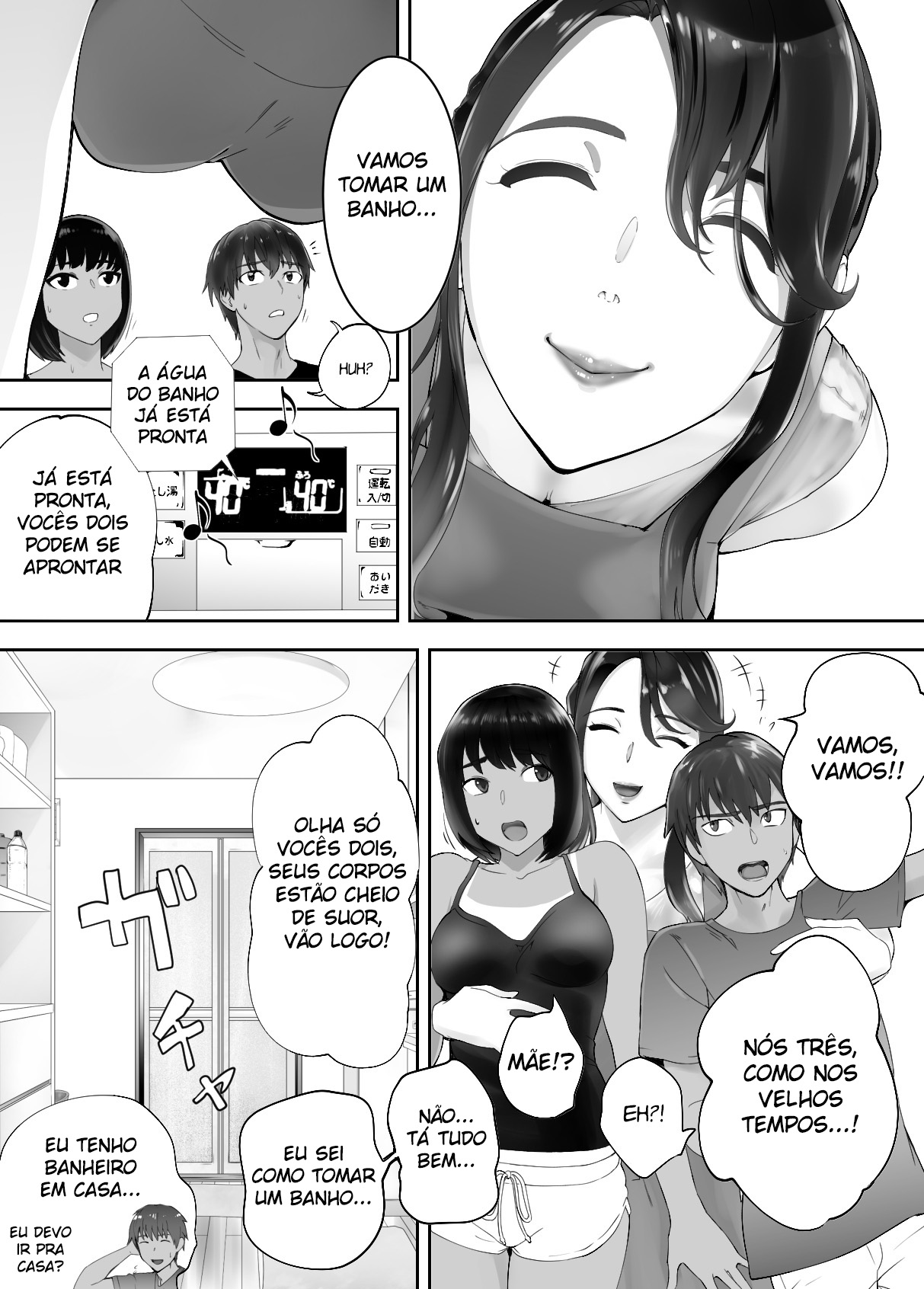 Ler Meu Amigo de Infância Está Fazendo Sexo com Minha Mãe Capitulo 6 Page 54