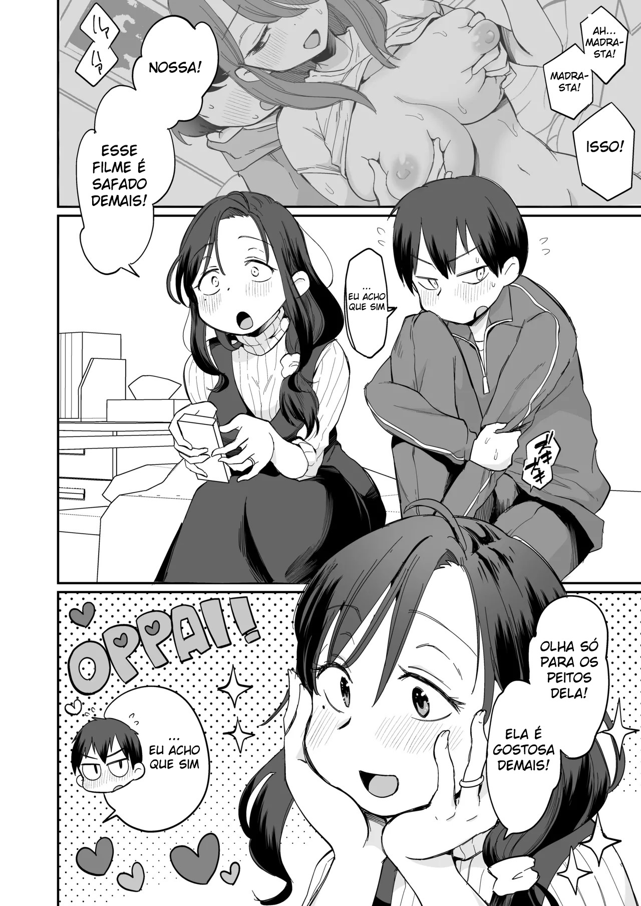 Ler Assistindo Pornô Com Minha Madrasta Insistente ~ A Primeira Vez ~ Capitulo 1 Page 11