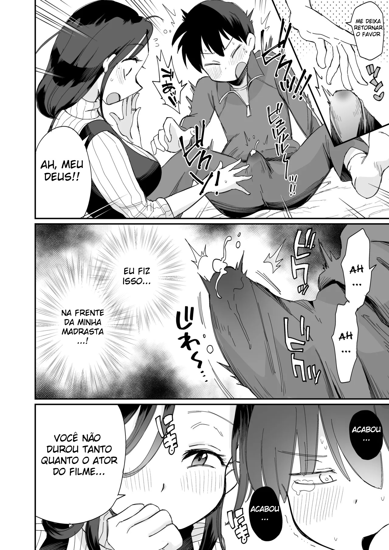 Ler Assistindo Pornô Com Minha Madrasta Insistente ~ A Primeira Vez ~ Capitulo 1 Page 17
