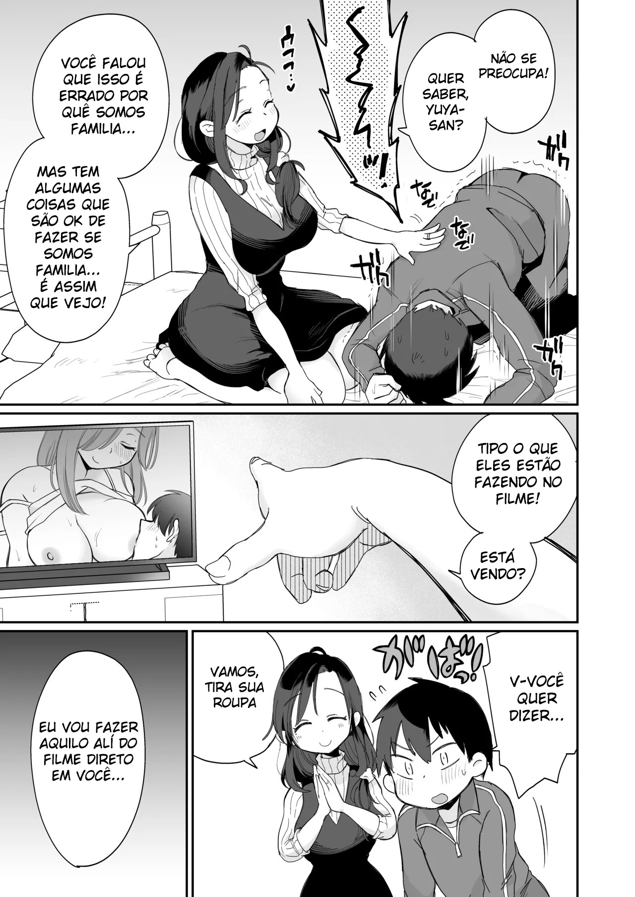 Ler Assistindo Pornô Com Minha Madrasta Insistente ~ A Primeira Vez ~ Capitulo 1 Page 18