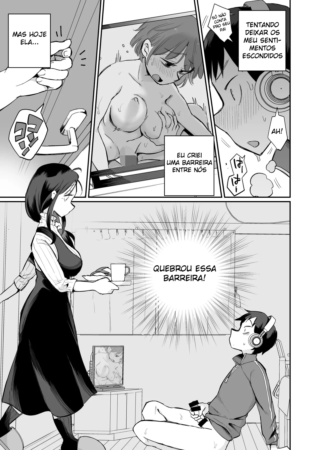 Ler Assistindo Pornô Com Minha Madrasta Insistente ~ A Primeira Vez ~ Capitulo 1 Page 6