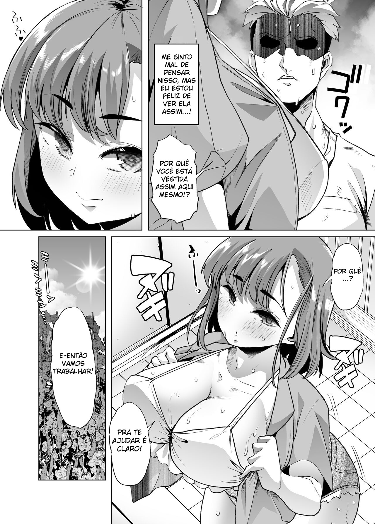 Ler Sem Parar ~ A Colegial Que Veio Fazer Estágio na Minha Fazenda Onde Moro com Minha Recém Esposa, Era Incrivelmente Excitante ~ Capitulo 1 Page 16