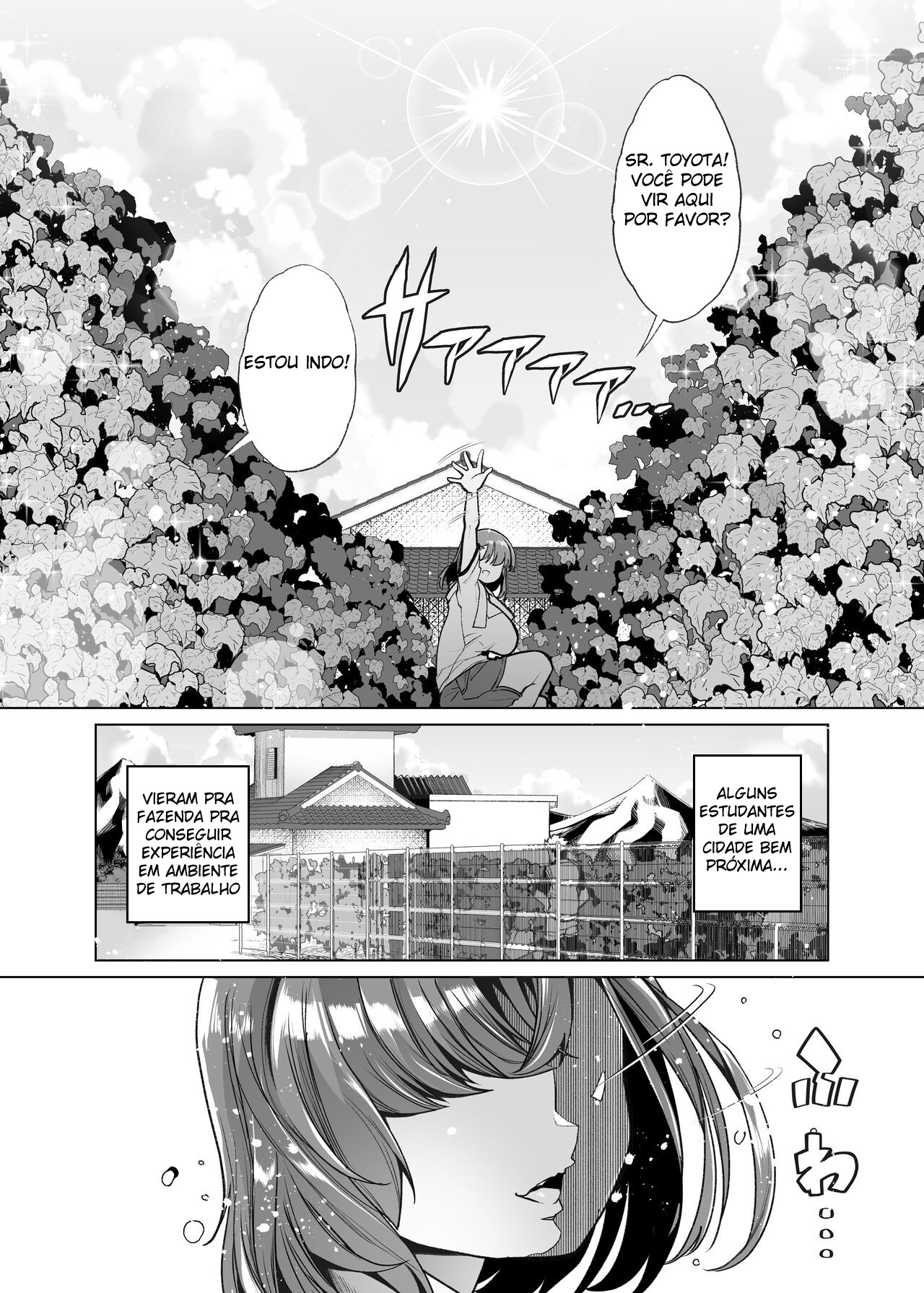 Ler Sem Parar ~ A Colegial Que Veio Fazer Estágio na Minha Fazenda Onde Moro com Minha Recém Esposa, Era Incrivelmente Excitante ~ Capitulo 1 Page 2