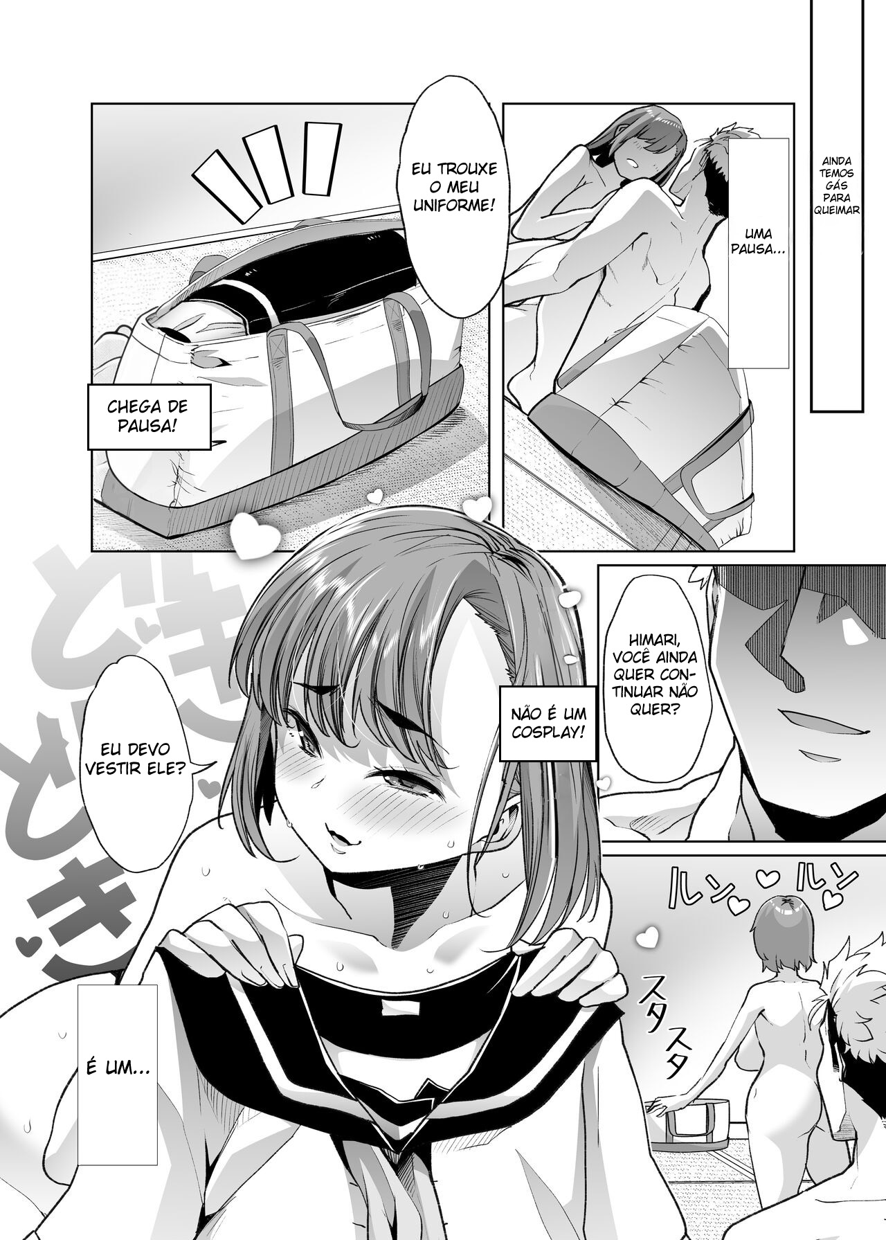 Ler Sem Parar ~ A Colegial Que Veio Fazer Estágio na Minha Fazenda Onde Moro com Minha Recém Esposa, Era Incrivelmente Excitante ~ Capitulo 1 Page 57