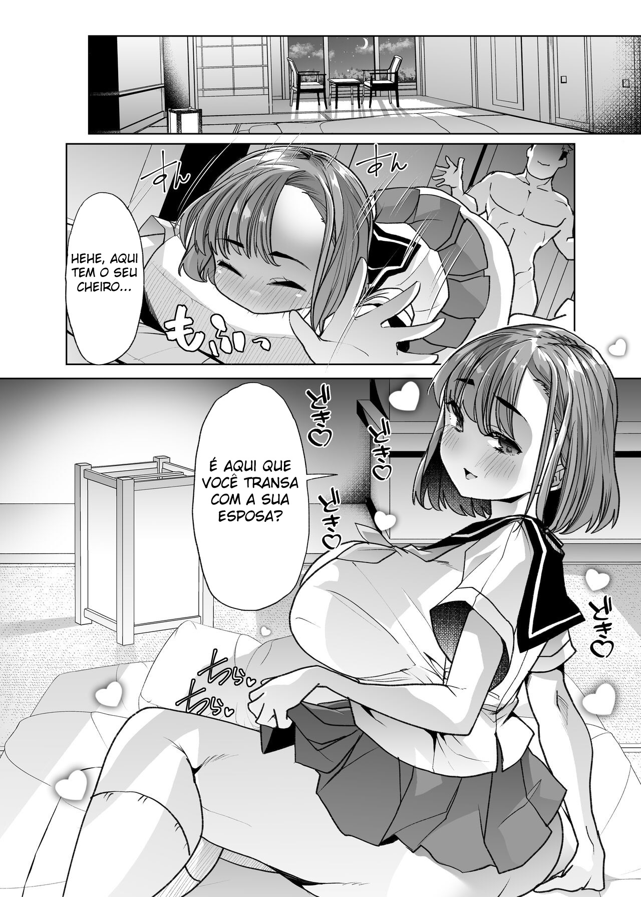Ler Sem Parar ~ A Colegial Que Veio Fazer Estágio na Minha Fazenda Onde Moro com Minha Recém Esposa, Era Incrivelmente Excitante ~ Capitulo 1 Page 59