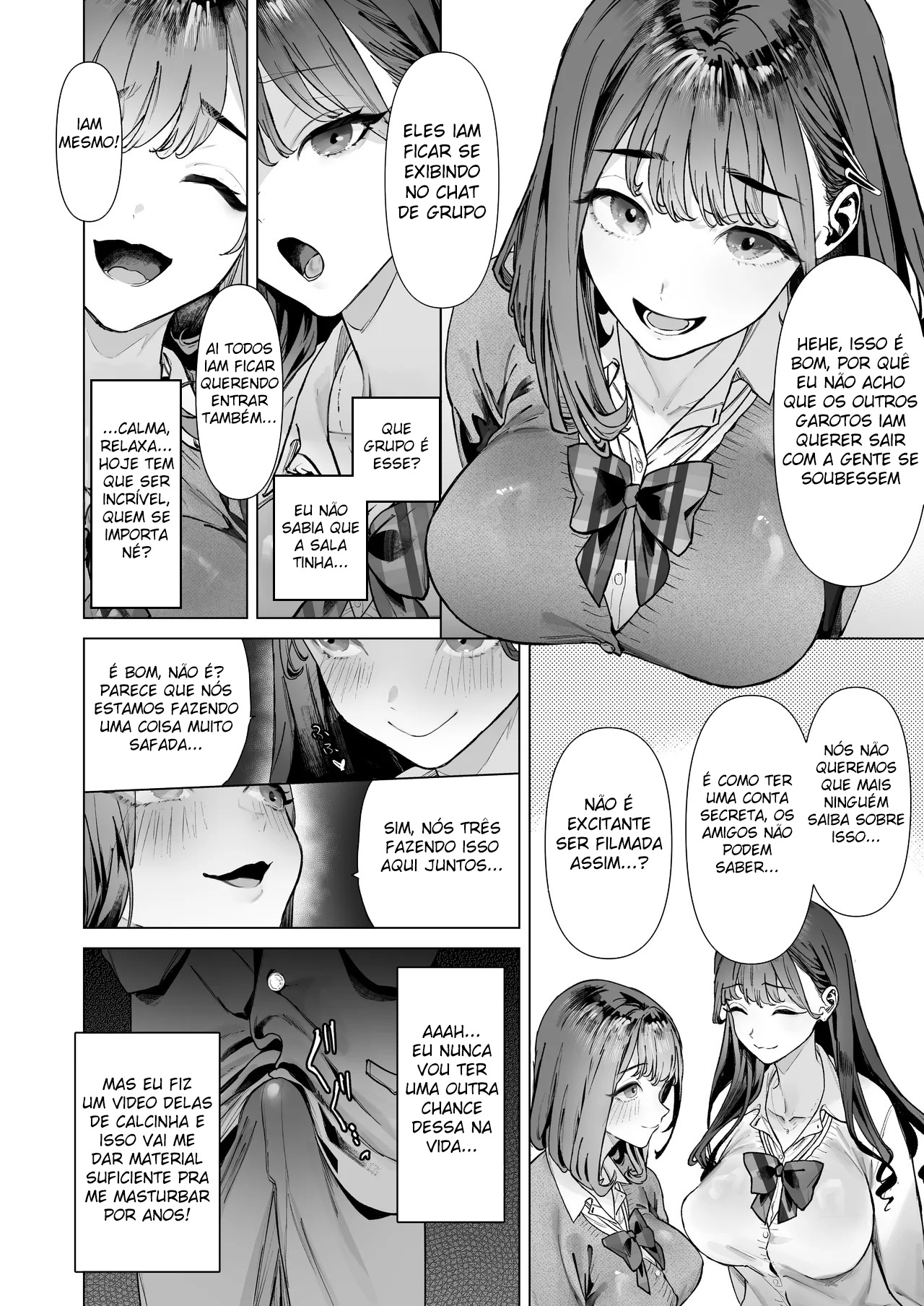 Ler Eu Acabei Tendo Que Gravar Vídeos Eróticos com Gyarus Gostosas da Minha Sala Capitulo 1 Page 11