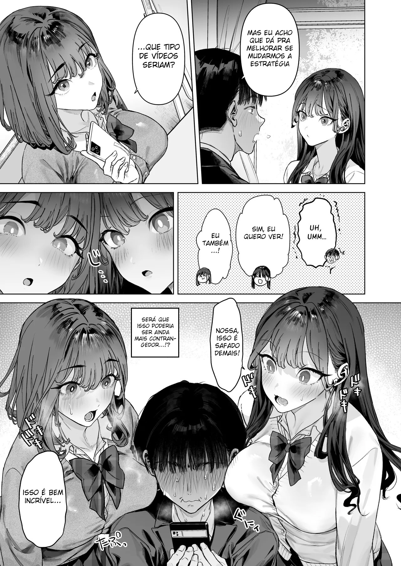 Ler Eu Acabei Tendo Que Gravar Vídeos Eróticos com Gyarus Gostosas da Minha Sala Capitulo 1 Page 18