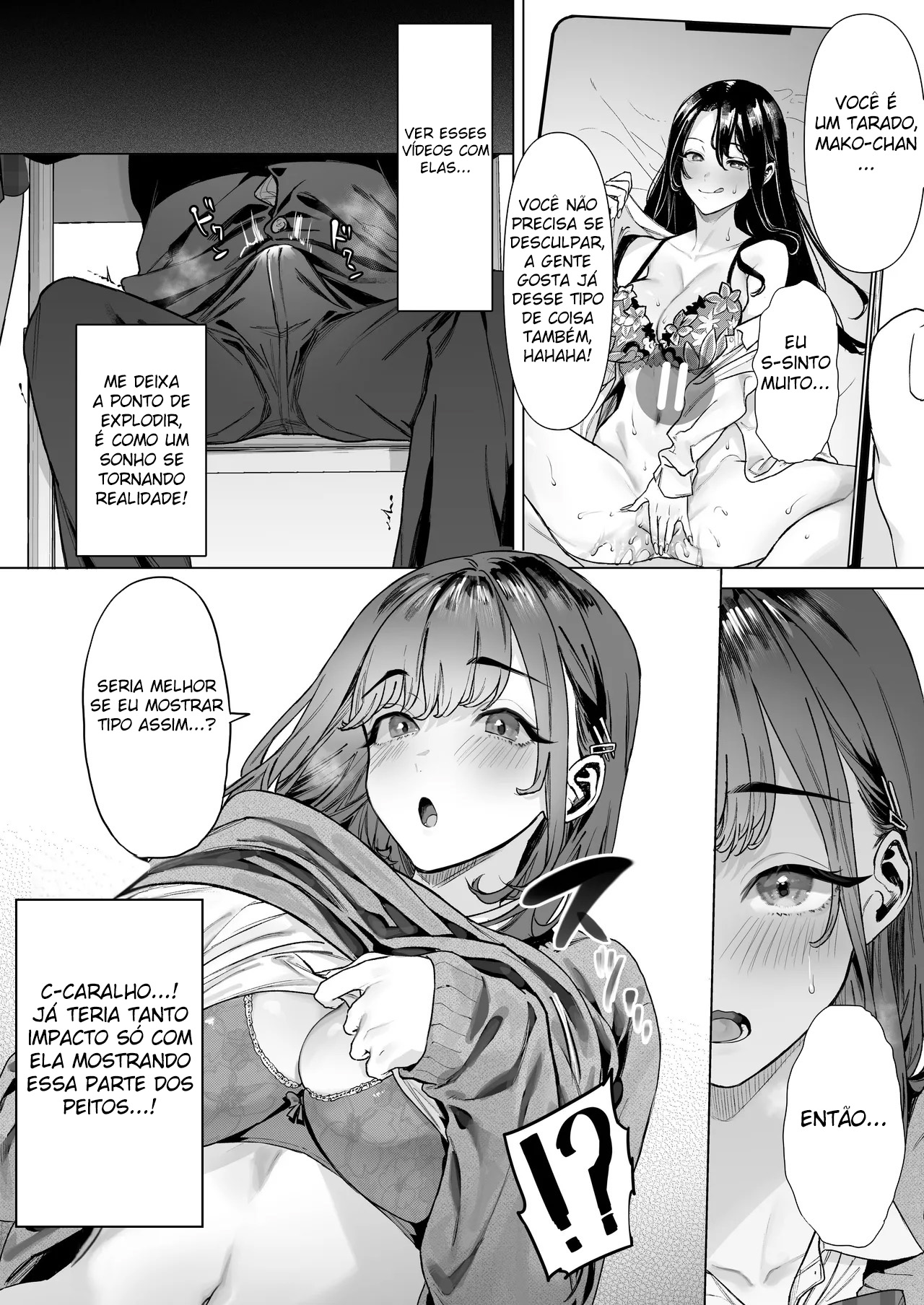 Ler Eu Acabei Tendo Que Gravar Vídeos Eróticos com Gyarus Gostosas da Minha Sala Capitulo 1 Page 19