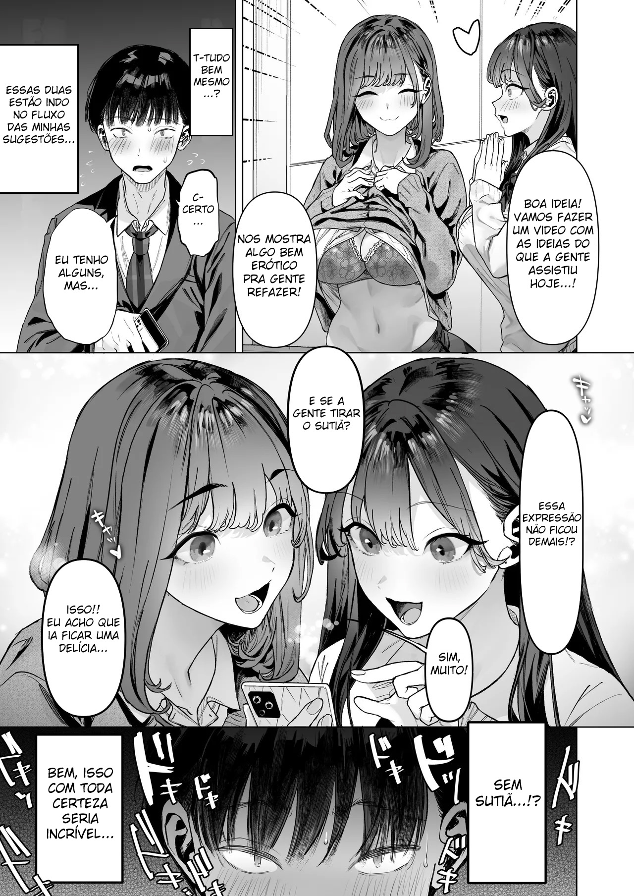 Ler Eu Acabei Tendo Que Gravar Vídeos Eróticos com Gyarus Gostosas da Minha Sala Capitulo 1 Page 20