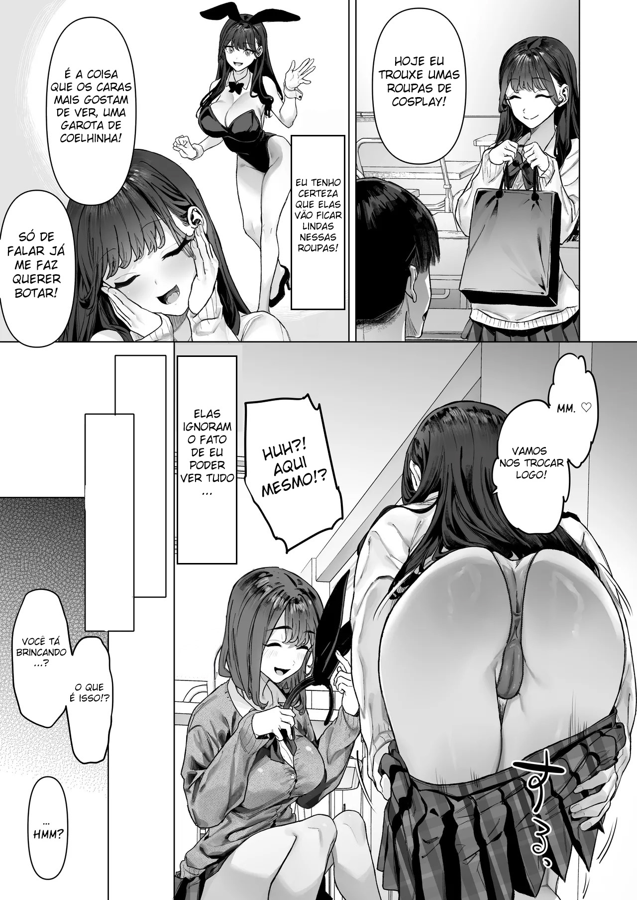 Ler Eu Acabei Tendo Que Gravar Vídeos Eróticos com Gyarus Gostosas da Minha Sala Capitulo 1 Page 26