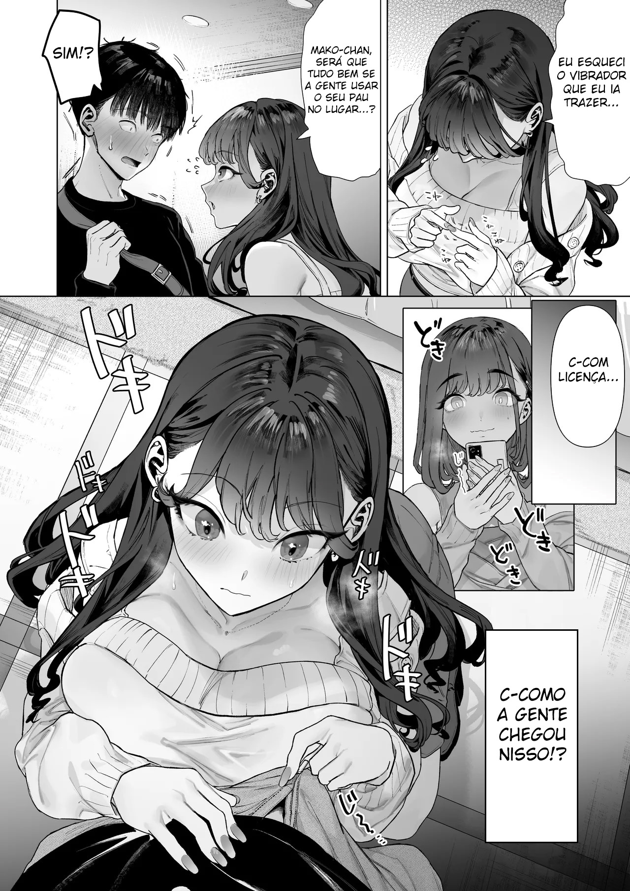 Ler Eu Acabei Tendo Que Gravar Vídeos Eróticos com Gyarus Gostosas da Minha Sala Capitulo 1 Page 33