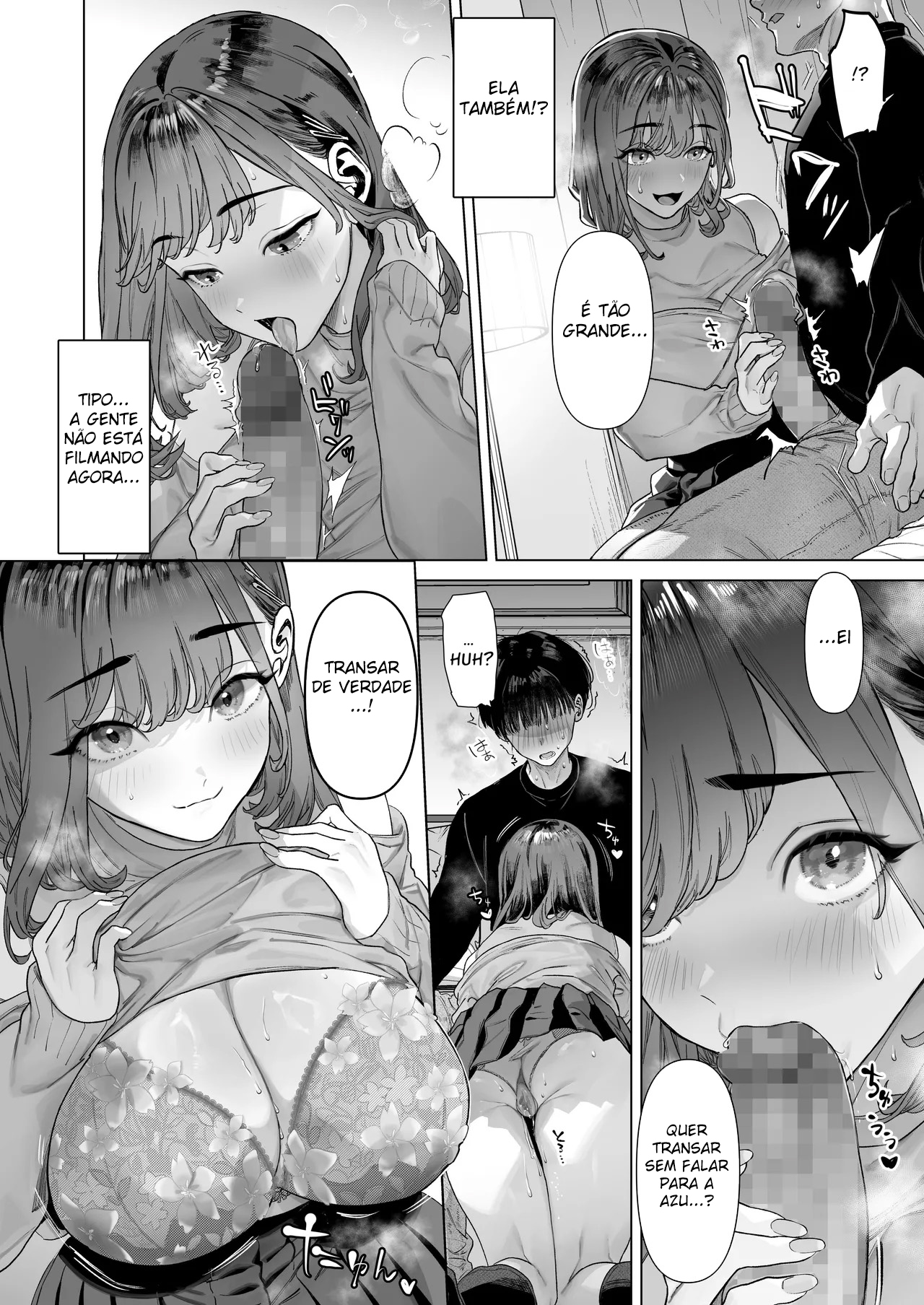 Ler Eu Acabei Tendo Que Gravar Vídeos Eróticos com Gyarus Gostosas da Minha Sala Capitulo 1 Page 37