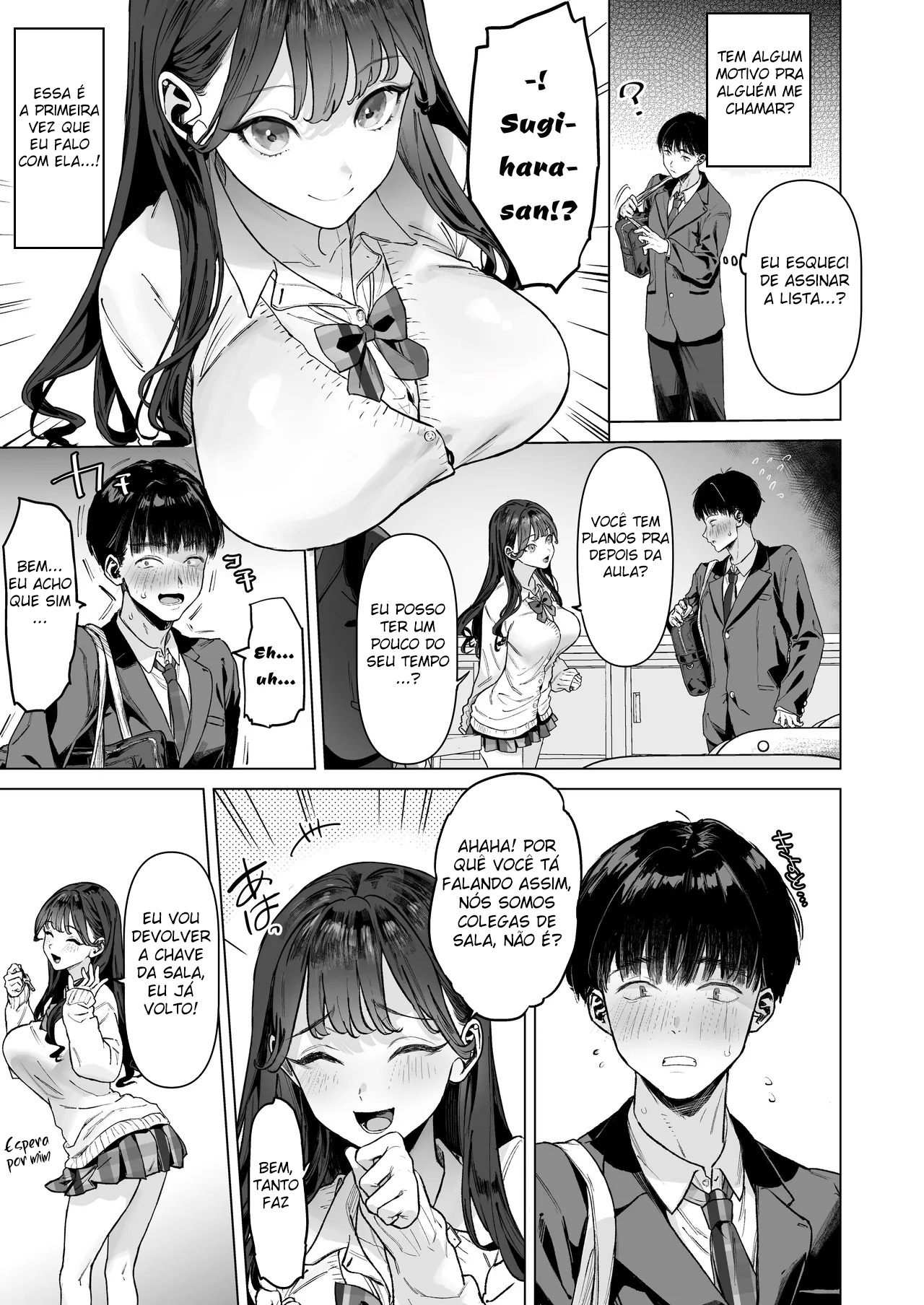 Ler Eu Acabei Tendo Que Gravar Vídeos Eróticos com Gyarus Gostosas da Minha Sala Capitulo 1 Page 4