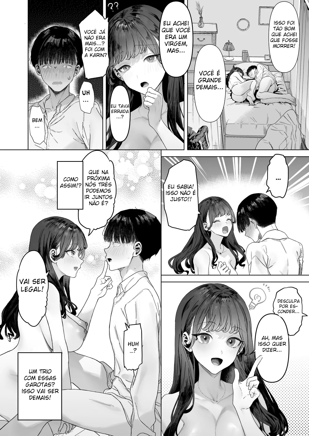 Ler Eu Acabei Tendo Que Gravar Vídeos Eróticos com Gyarus Gostosas da Minha Sala Capitulo 1 Page 53