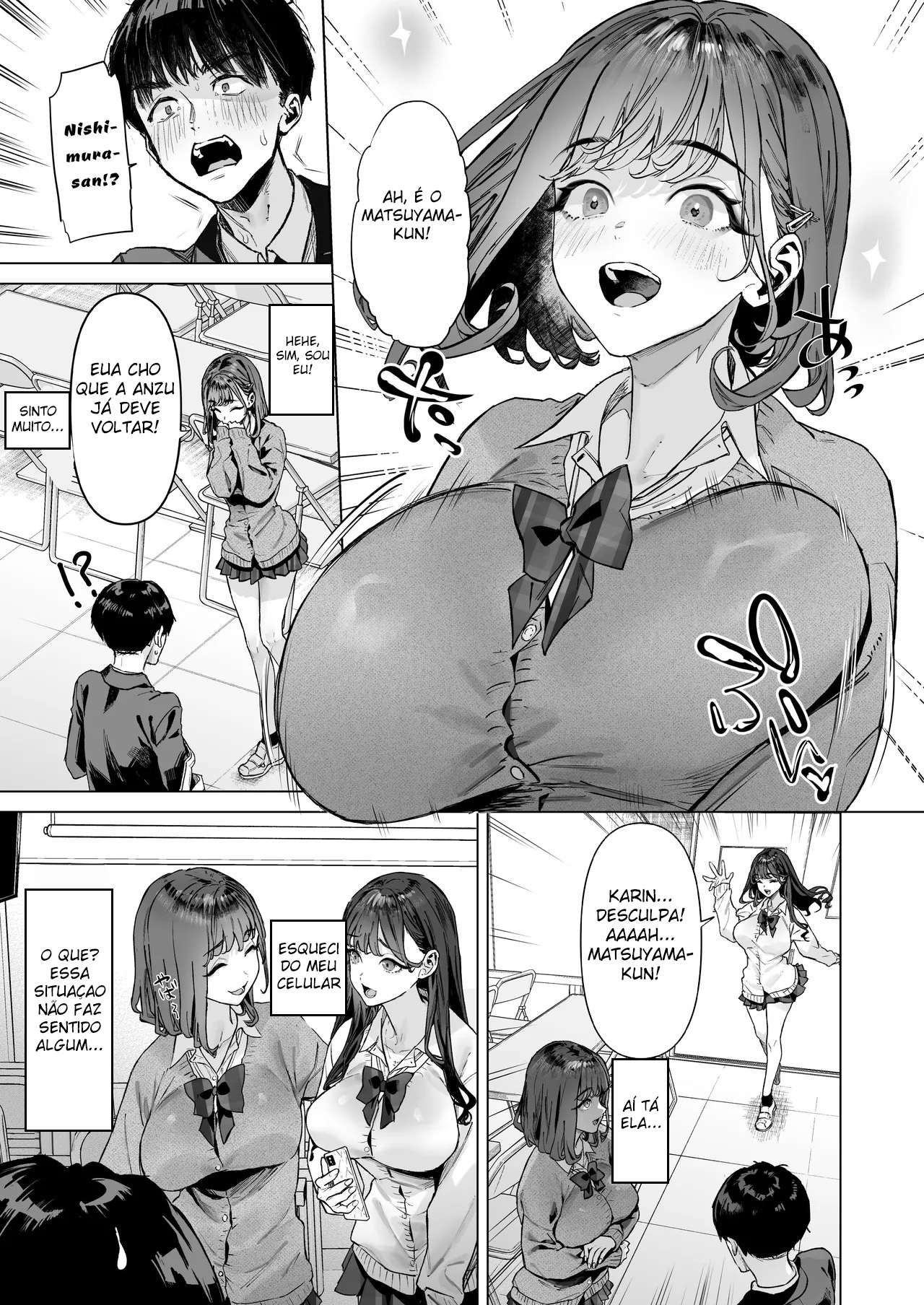 Ler Eu Acabei Tendo Que Gravar Vídeos Eróticos com Gyarus Gostosas da Minha Sala Capitulo 1 Page 6