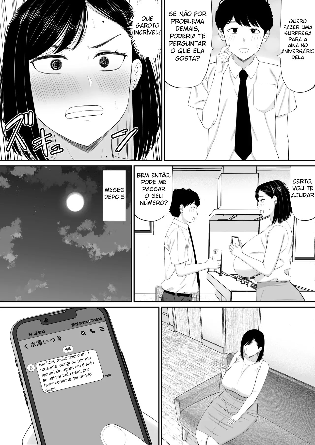 Ler A Pedido do Namorado da Filha, a Mãe Prestativa Decide Ajudar Capitulo 1 Page 5