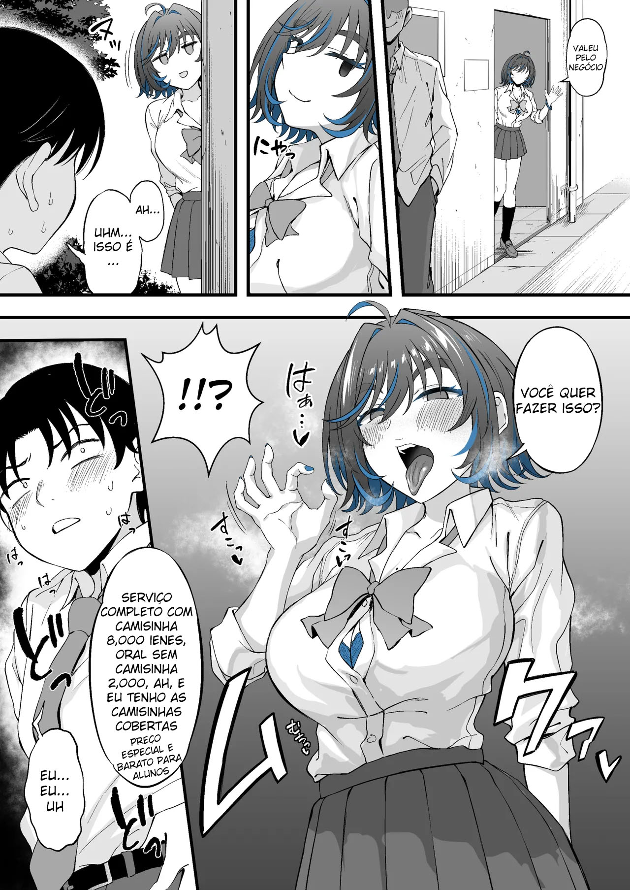 Ler O Caso da Gyaru Que Eu Gosto da Minha Classe Estar Fazendo Programas Atrás da Escola Capitulo 1 Page 10