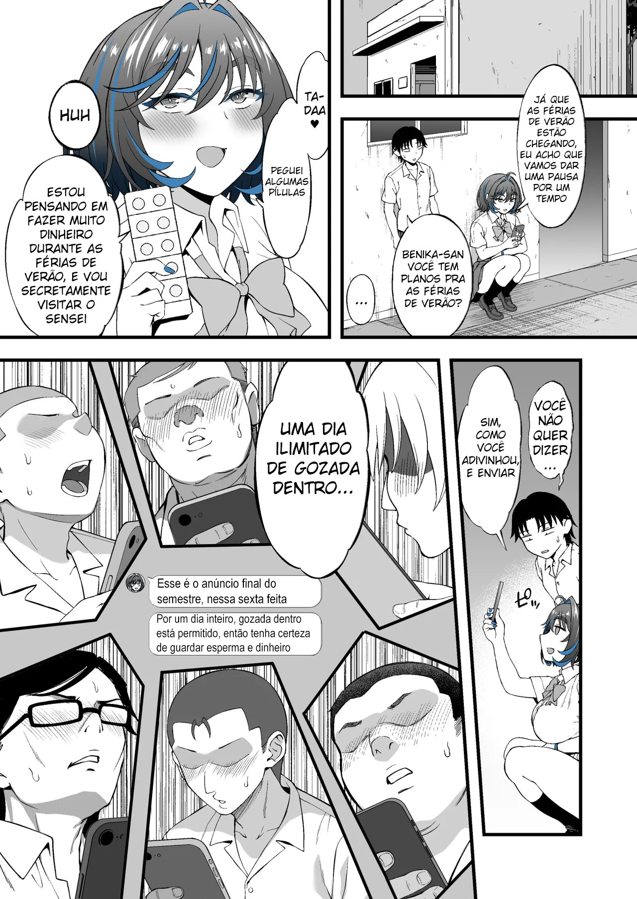 Ler O Caso da Gyaru Que Eu Gosto da Minha Classe Estar Fazendo Programas Atrás da Escola Capitulo 1 Page 28