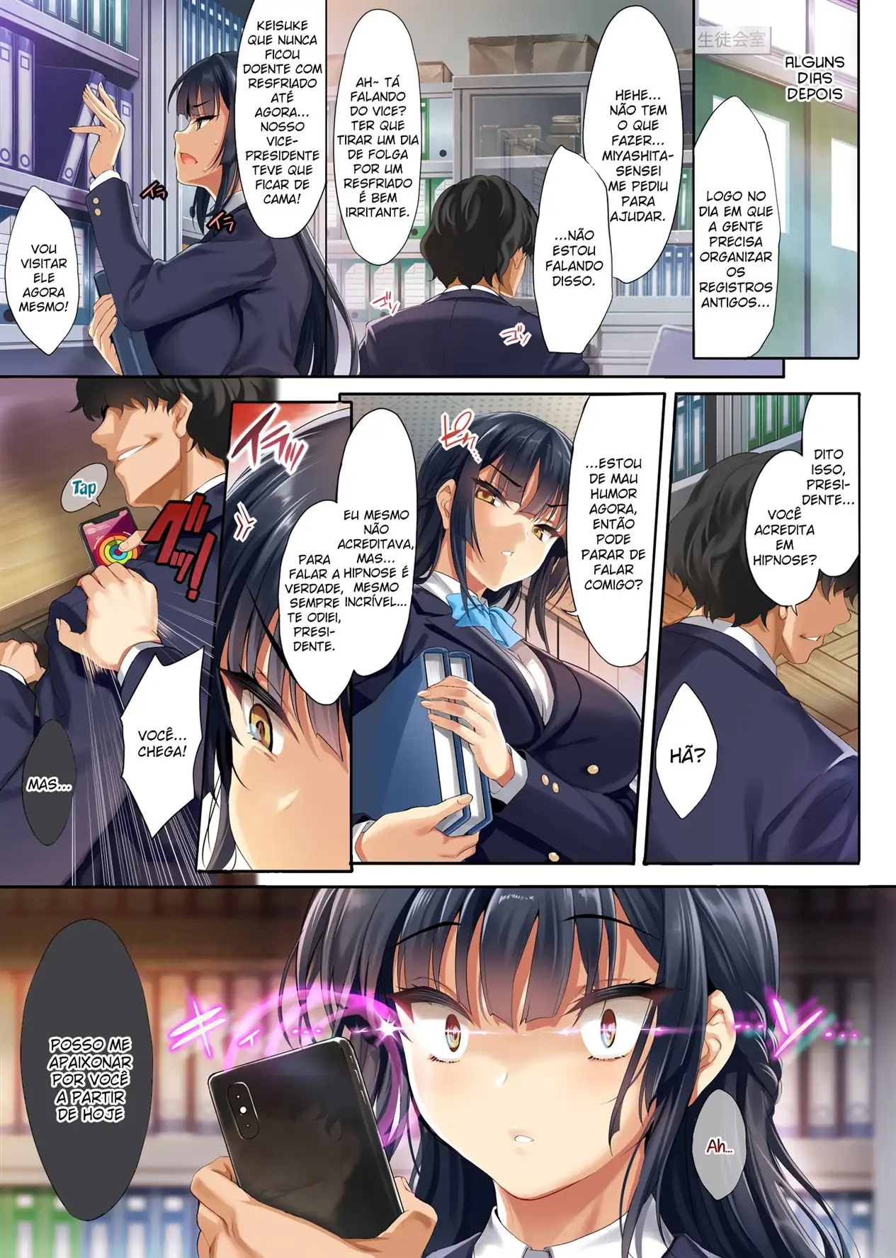 Ler Ensinando Obediencia para a Presidente do Conselho Estudantil Arrogante com um Aplicativo Capitulo 1 Page 7