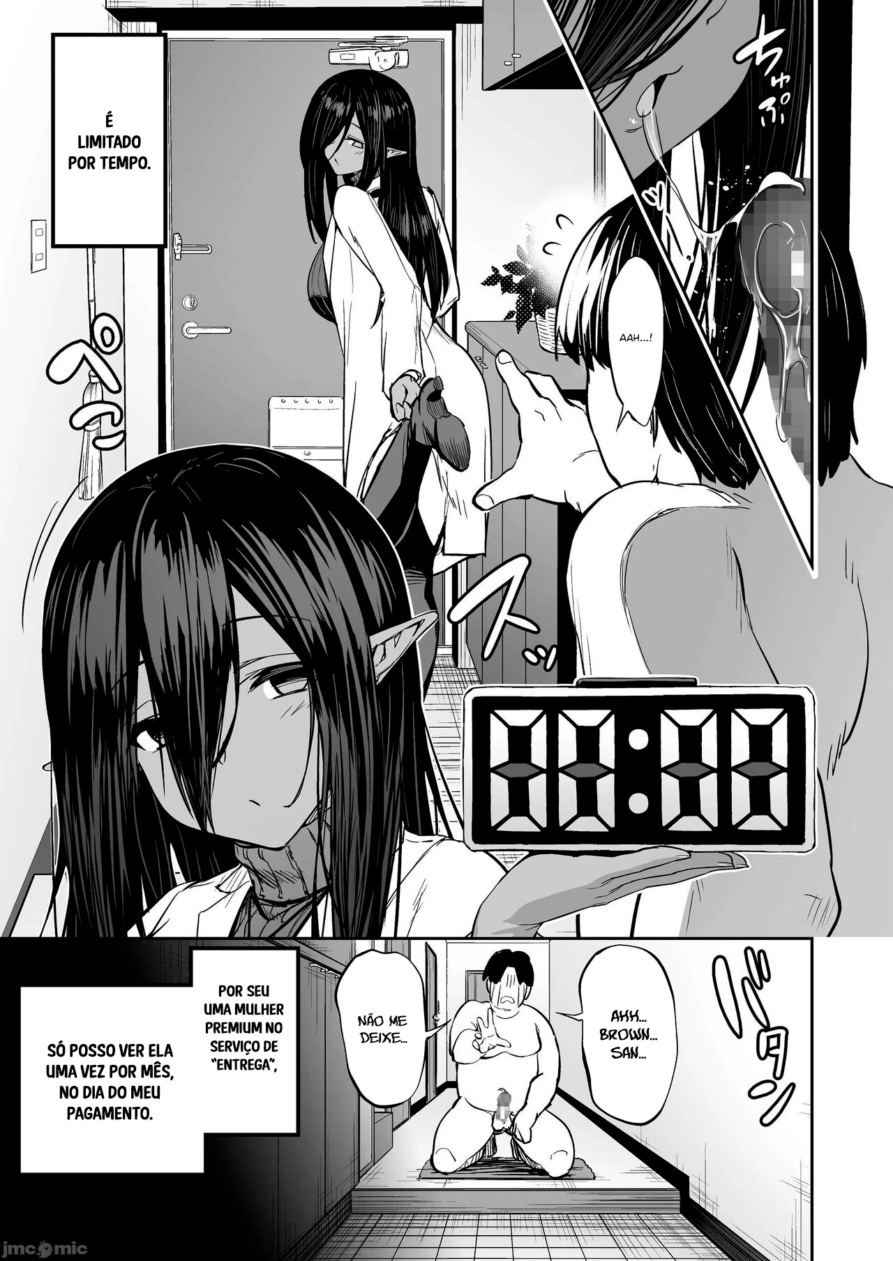 Ler Fodendo a Elfa de Pele Escura Muda e Sem Expressão Capitulo 1 Page 8