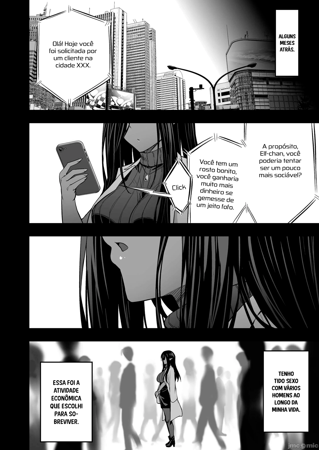 Ler Fodendo a Elfa de Pele Escura Muda e Sem Expressão Capitulo 1 Page 9