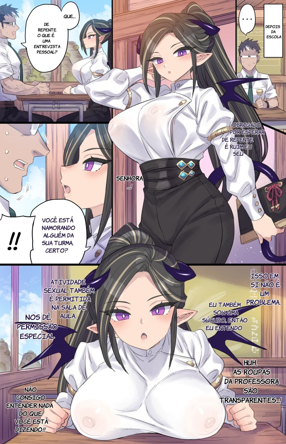 Ler tannin no sensei to himitsu no kojin mendan Capitulo 1 Page 2