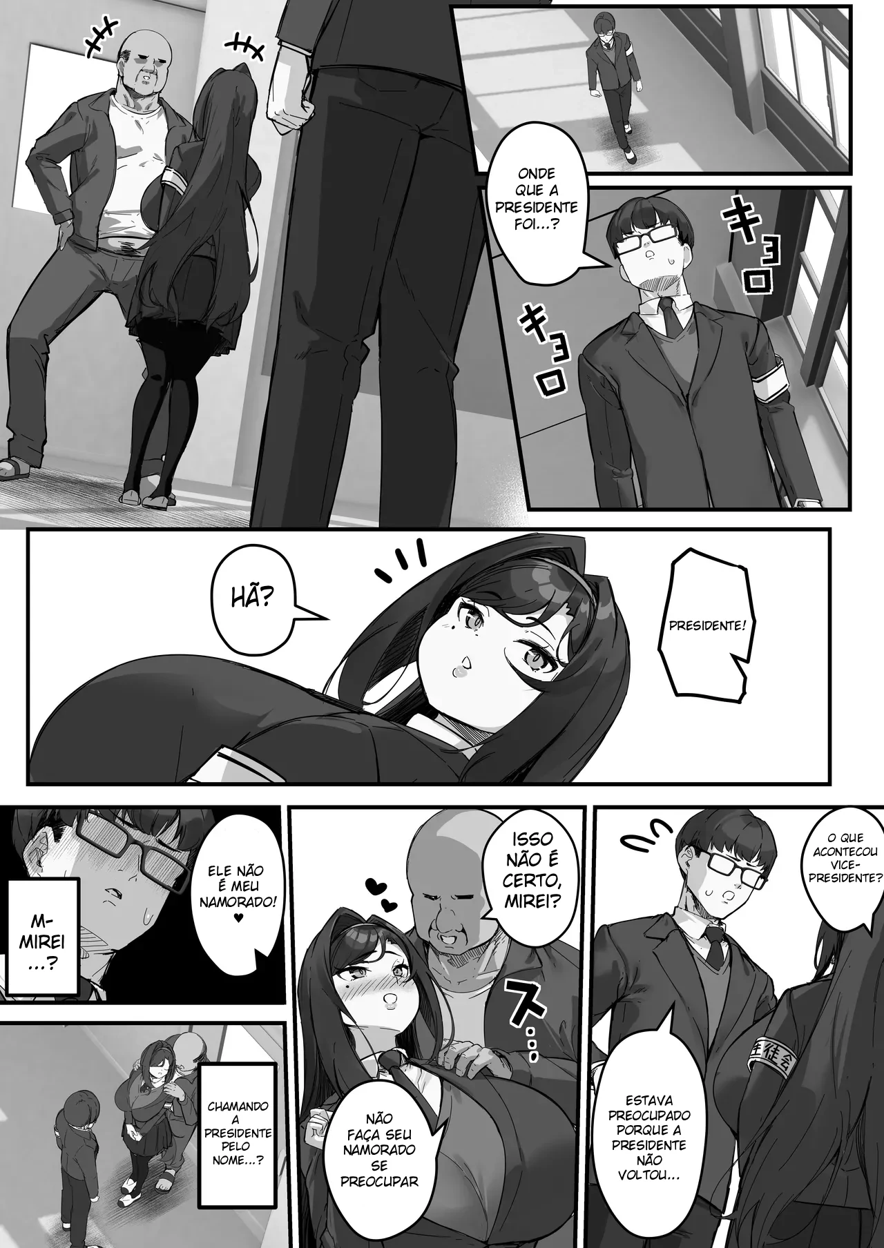 Ler Dosukebe Seito Kaichou Do-Hentai na Seito Kaichou wa Youmuin no Nikubenki Capitulo 1 Page 54