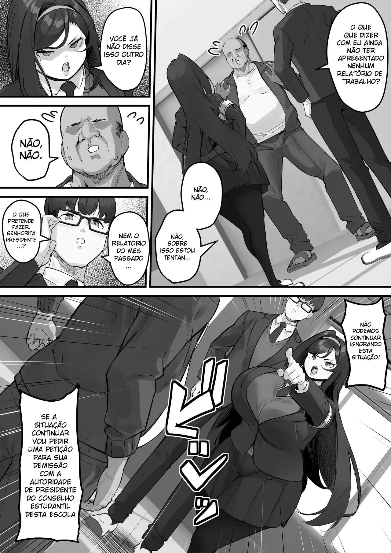 Ler Dosukebe Seito Kaichou Do-Hentai na Seito Kaichou wa Youmuin no Nikubenki Capitulo 1 Page 9