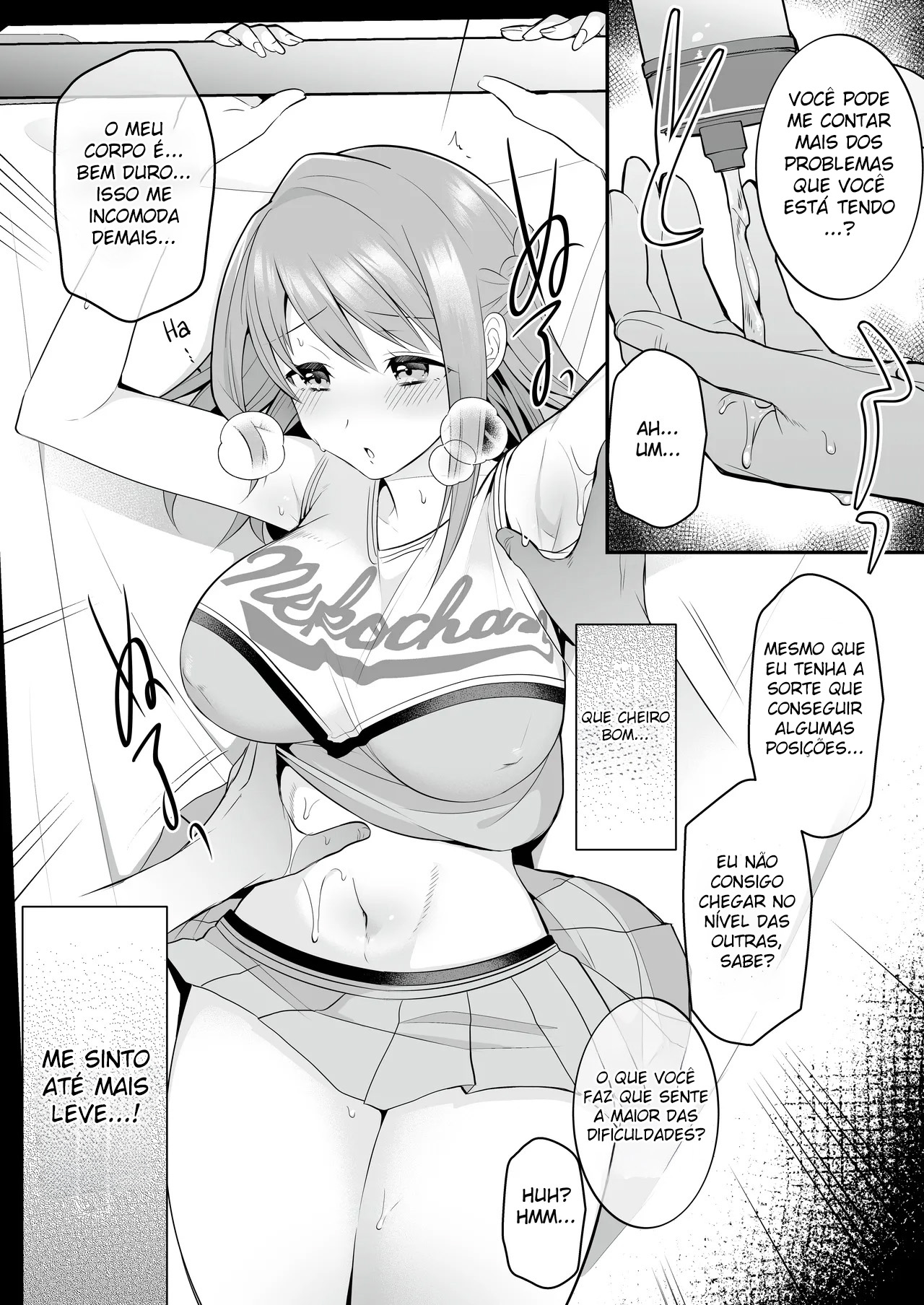 Ler Massagem Excitante Depois da Aula ~O Clímax Prazeroso da Feliz Líder de Torcida~ Capitulo 1 Page 10