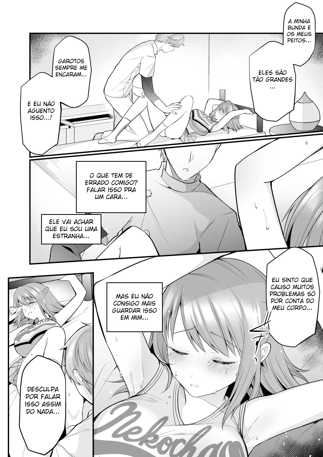 Ler Massagem Excitante Depois da Aula ~O Clímax Prazeroso da Feliz Líder de Torcida~ Capitulo 1 Page 15