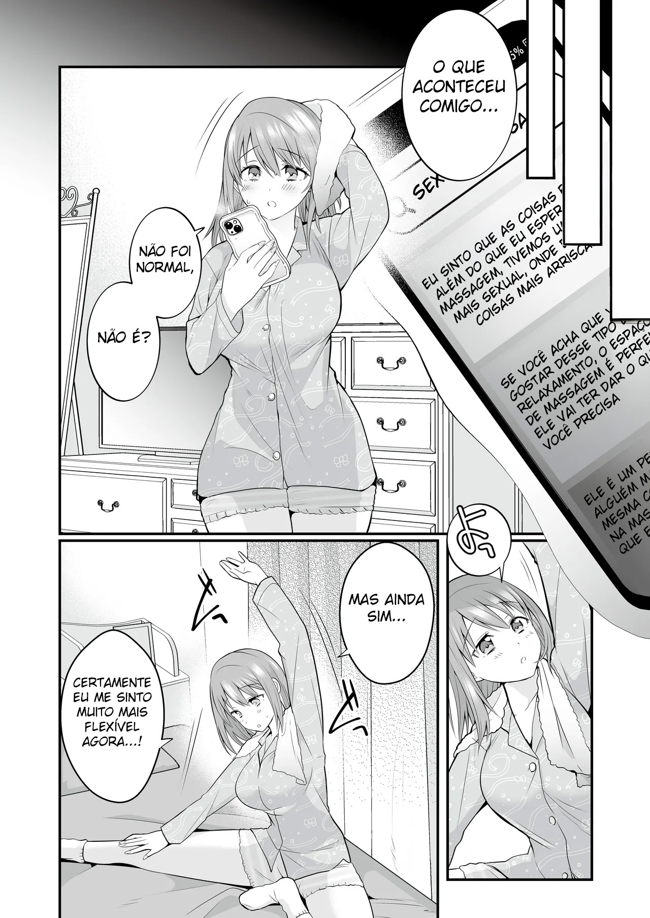 Ler Massagem Excitante Depois da Aula ~O Clímax Prazeroso da Feliz Líder de Torcida~ Capitulo 1 Page 27