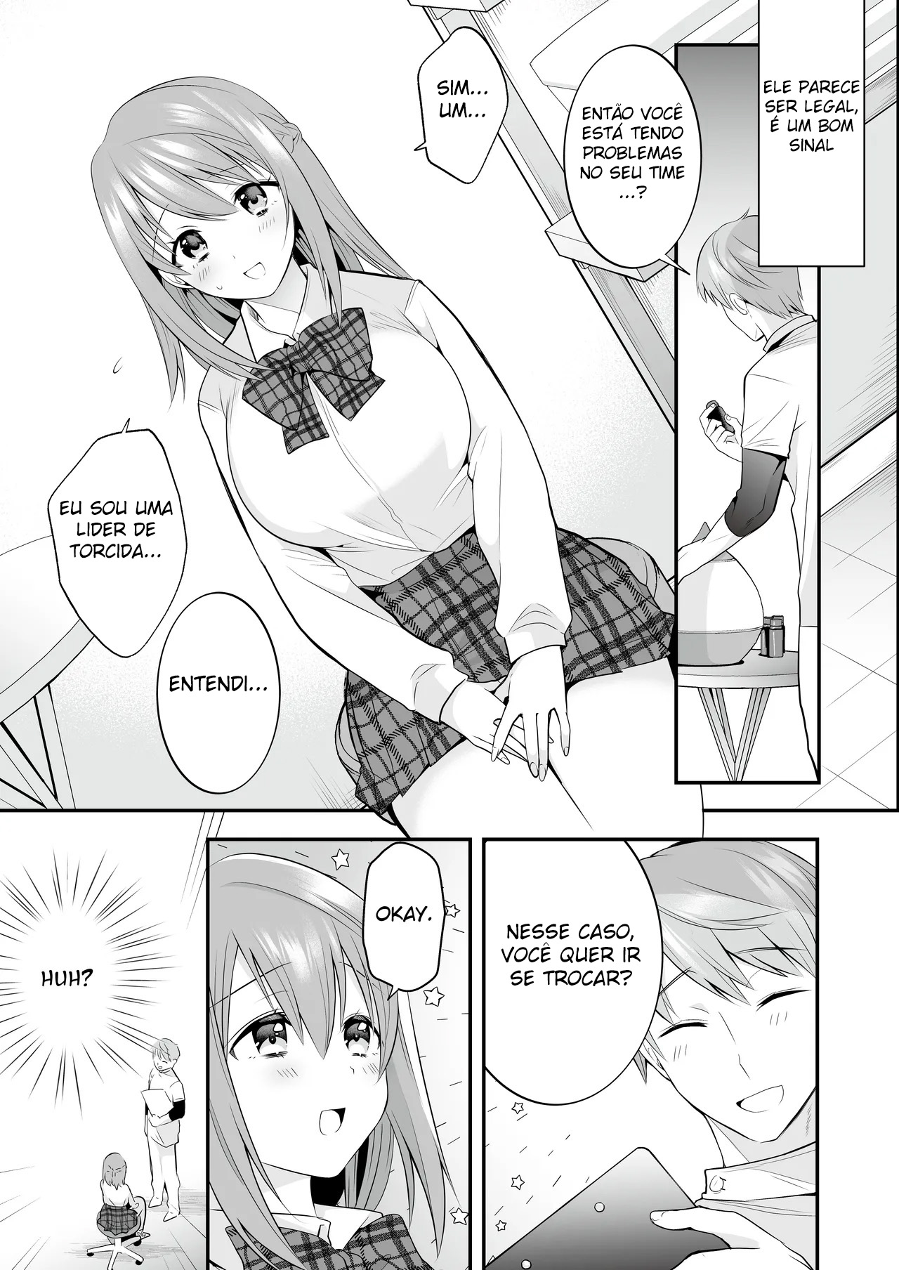 Ler Massagem Excitante Depois da Aula ~O Clímax Prazeroso da Feliz Líder de Torcida~ Capitulo 1 Page 8