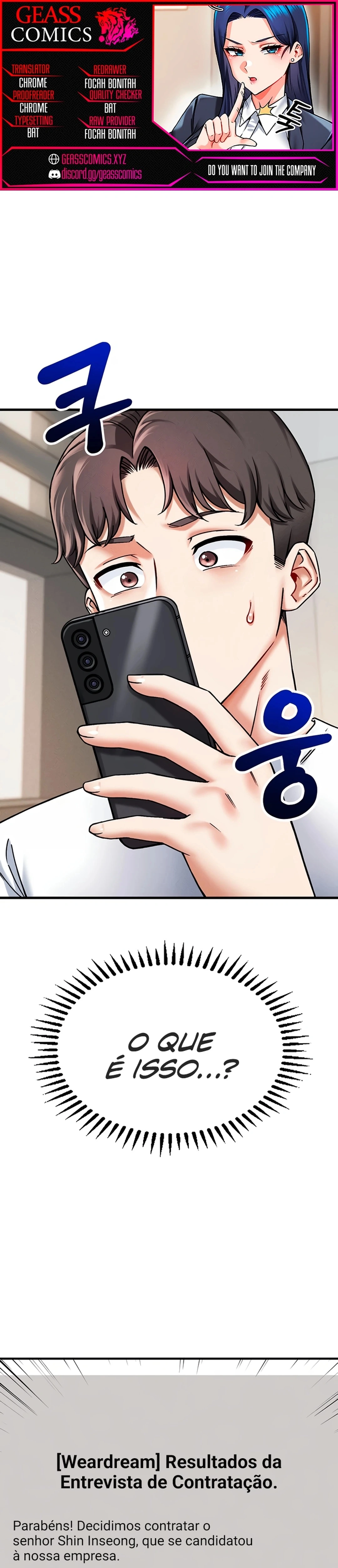 Ler Do you Want to Join the Company Capitulo 3 Page 1