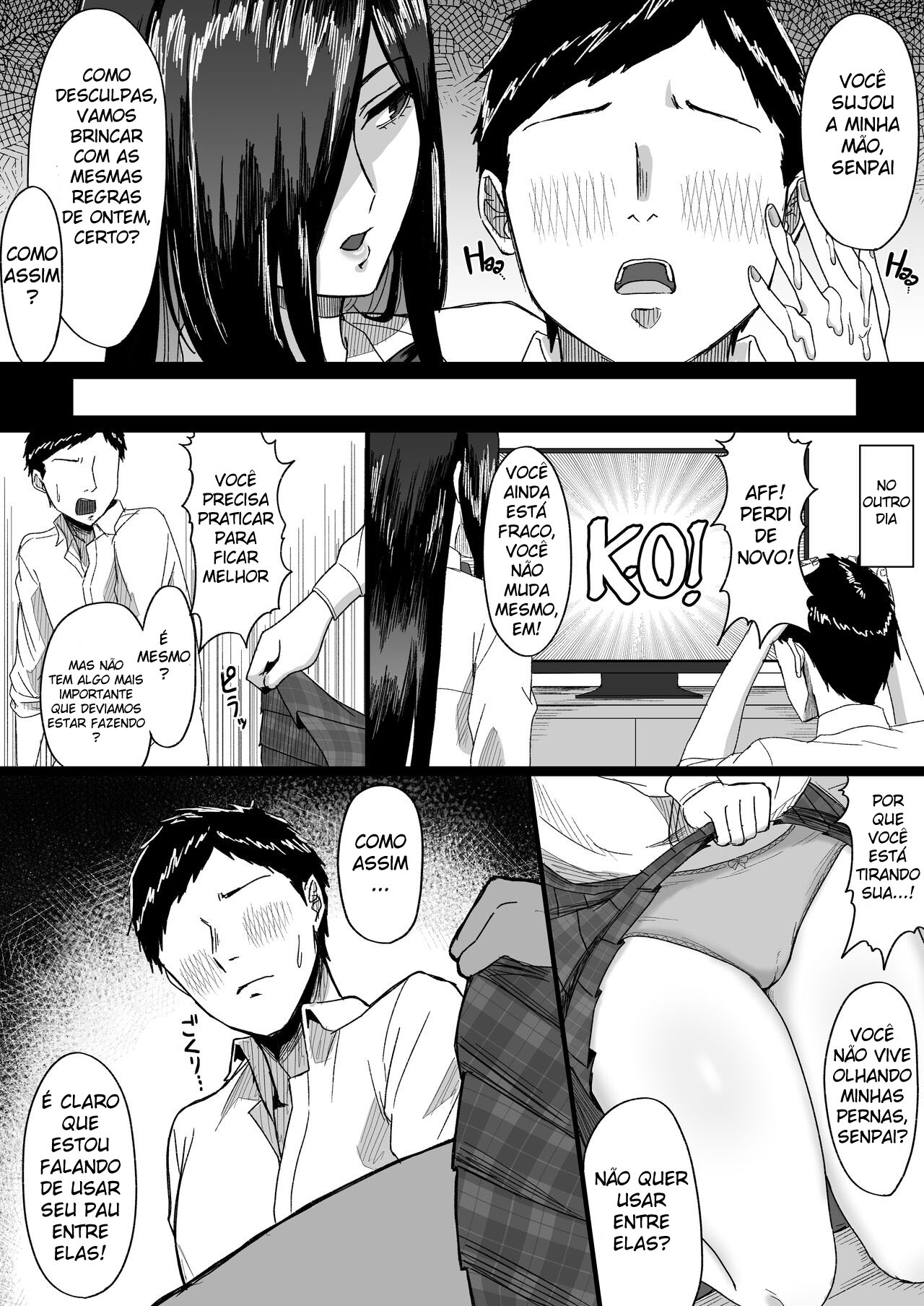 Ler Uma História Sobre Uma Kouhai Alta Que Me Assedia Sexualmente Capitulo 1 Page 12