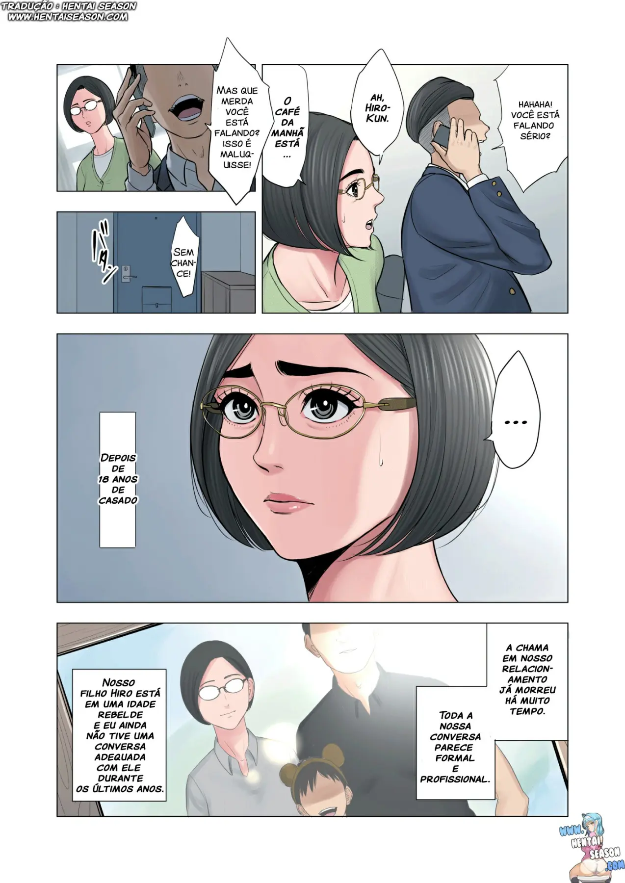 Ler Rinjin Soukan ~ Danchizuma to Danshi Gakusei no Ibitsu na Kankei ~ Capitulo 1 Page 4