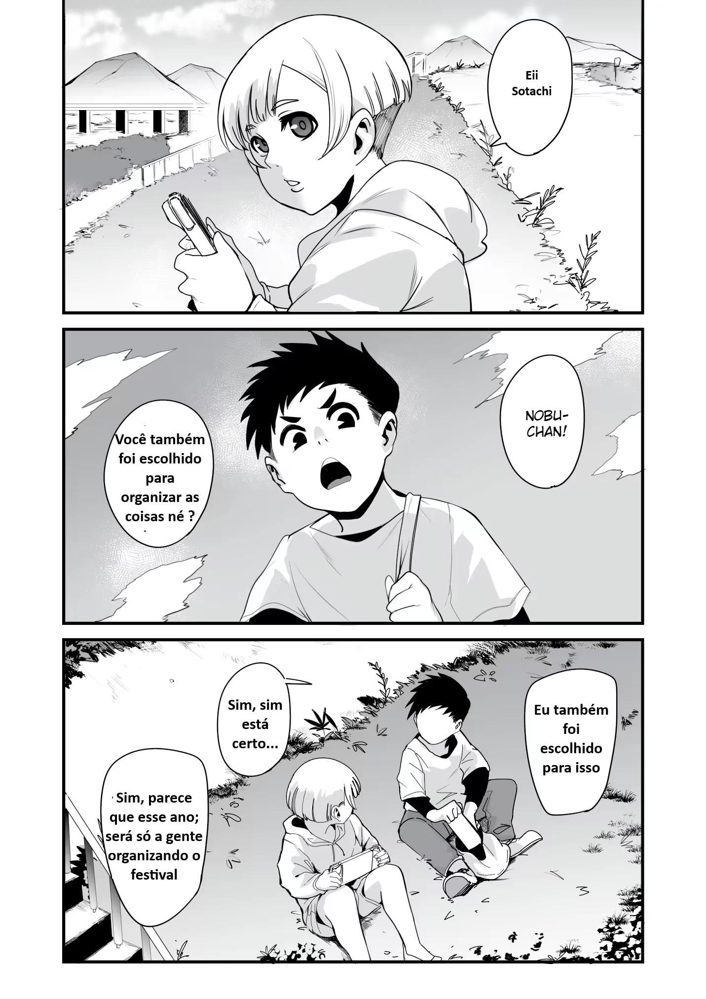 Ler Himebukuro-Sama – Mura no Kagematsuri de Onee-san-tachi ni Tanetsuke suru Dake no Shasei Ningyou ni Sareta Bokutachi Capitulo 1 Page 1