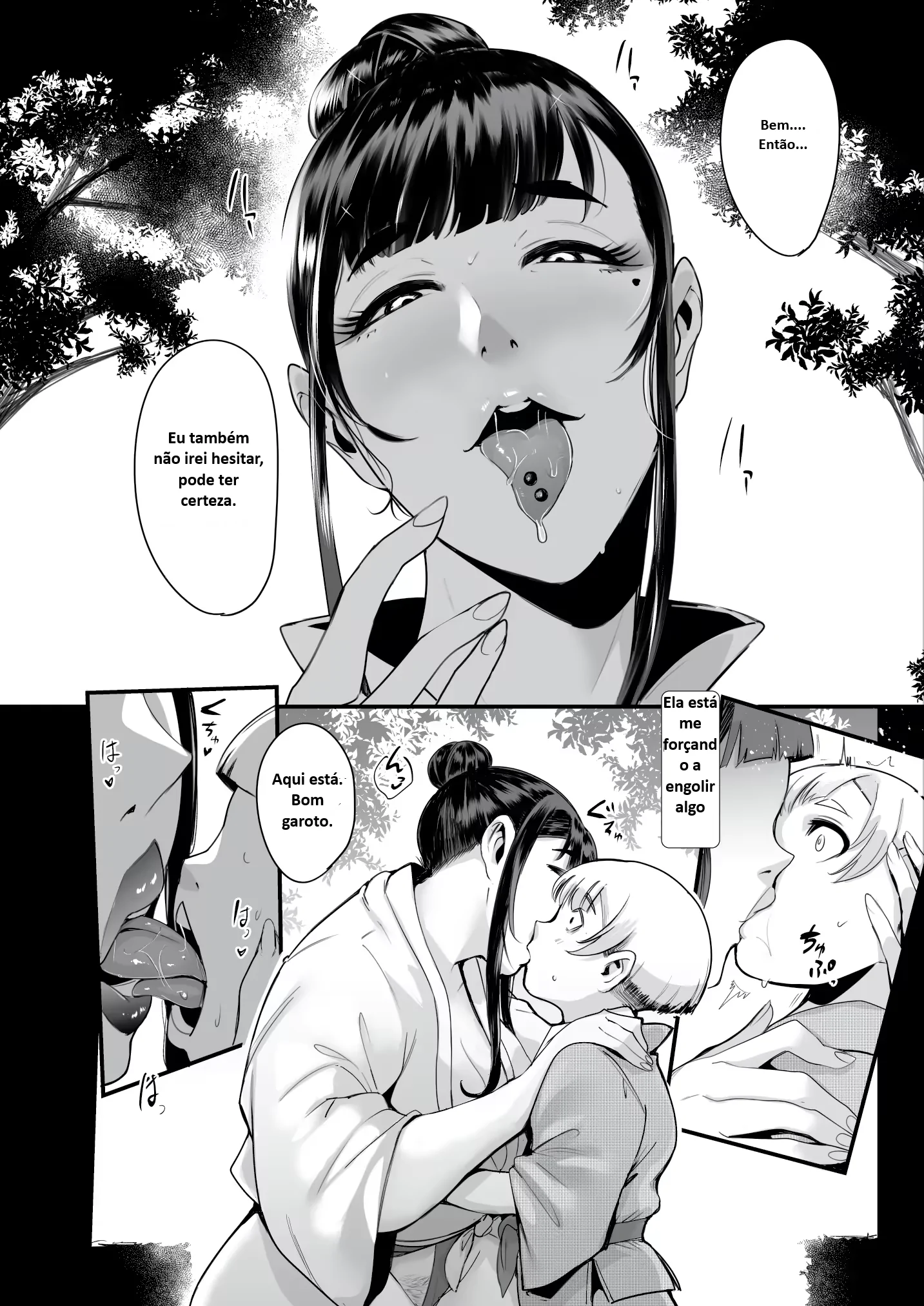 Ler Himebukuro-Sama – Mura no Kagematsuri de Onee-san-tachi ni Tanetsuke suru Dake no Shasei Ningyou ni Sareta Bokutachi Capitulo 1 Page 12