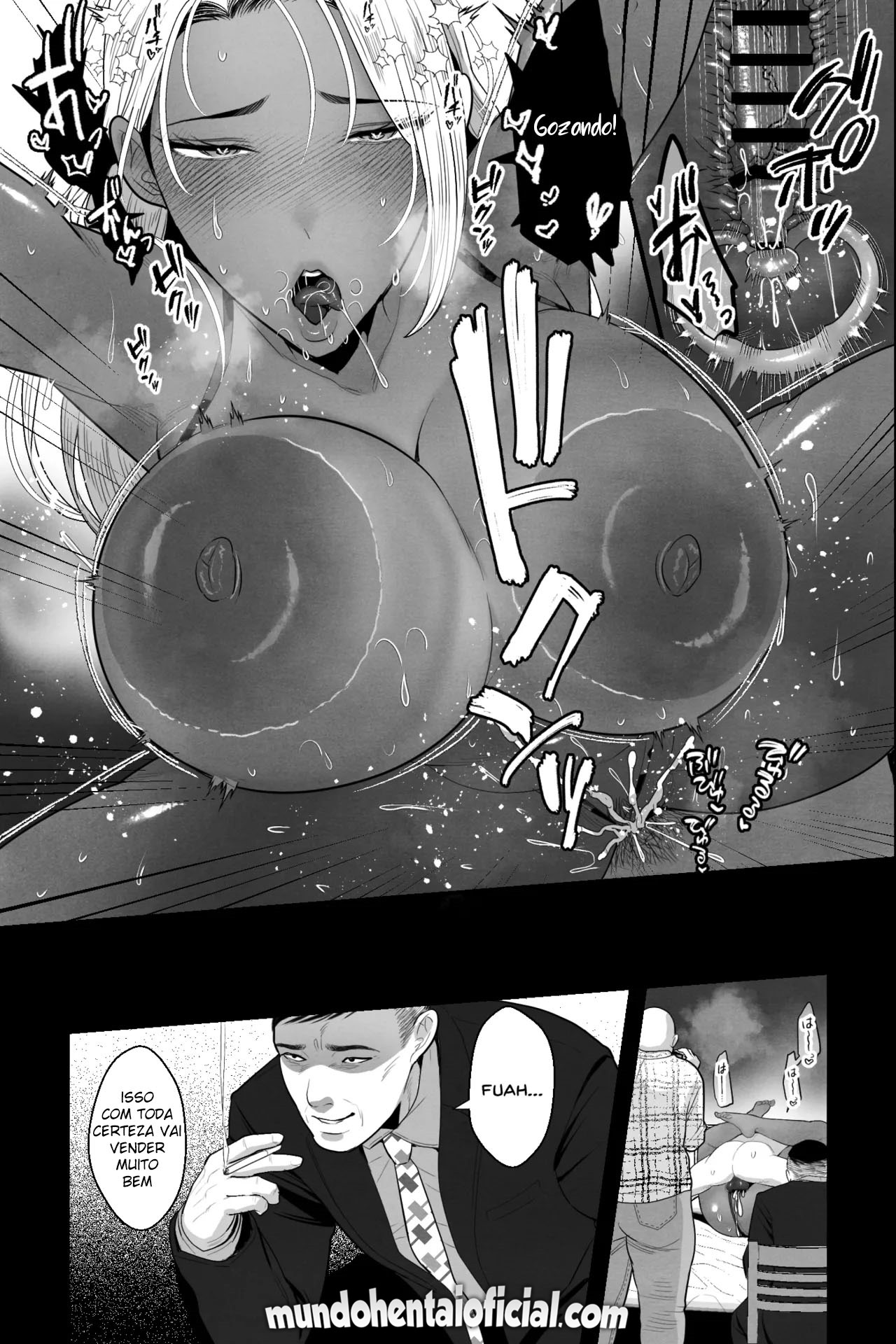 Ler Uma Mãe Gyaru Loira e Bronzeada é Enganada em um Bico Ilegal e Acaba Gravando um Vídeo Pornô Com o Próprio Filho Capitulo 1 Page 30