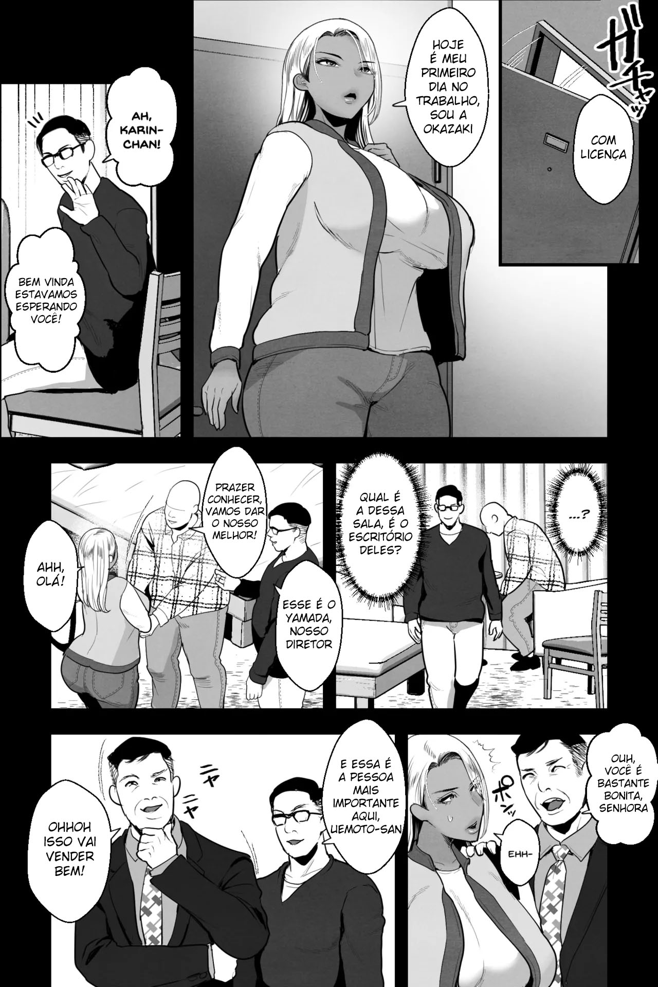 Ler Uma Mãe Gyaru Loira e Bronzeada é Enganada em um Bico Ilegal e Acaba Gravando um Vídeo Pornô Com o Próprio Filho Capitulo 1 Page 5