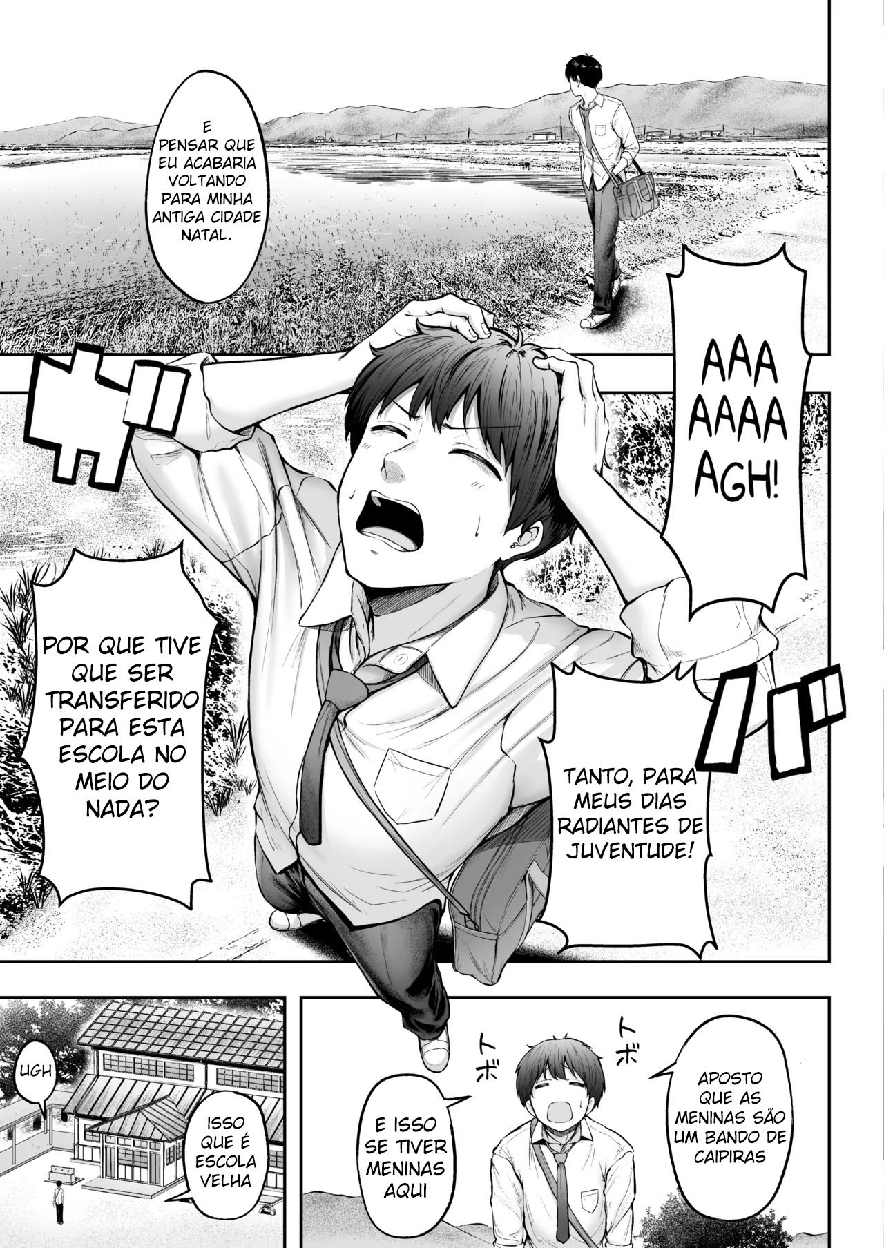 Ler Fui Transferido Para uma Escola da Roça e Todas as Minhas Colegas de Classe Estão Excitadas Por Mim Capitulo 1 Page 3