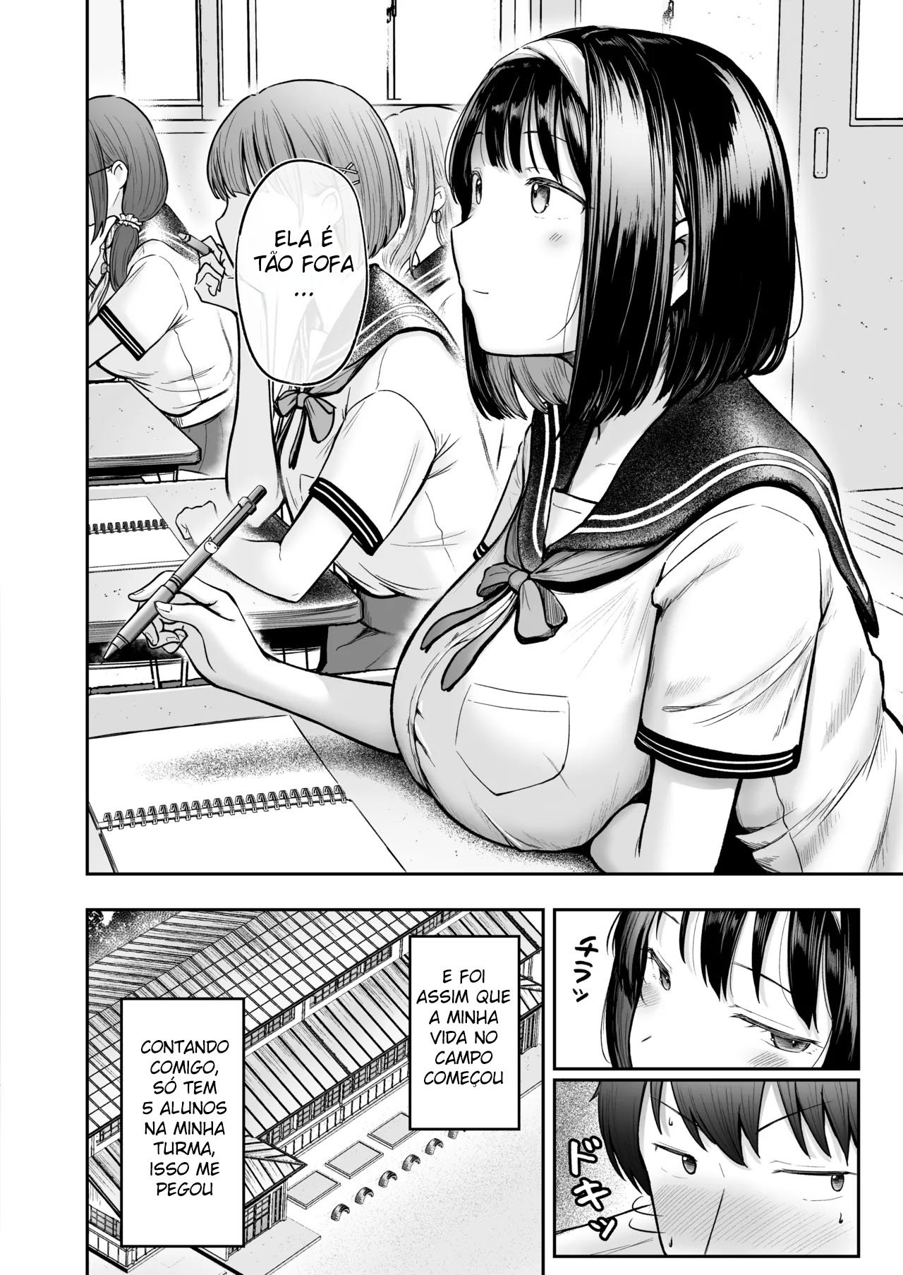 Ler Fui Transferido Para uma Escola da Roça e Todas as Minhas Colegas de Classe Estão Excitadas Por Mim Capitulo 1 Page 7