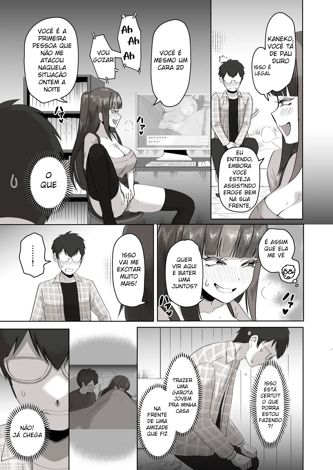 Ler Quando Fui Encontrar o Seguidor Com Quem Falava Apaixonadamente Sobre Eroges Dia e Noite Capitulo 1 Page 18