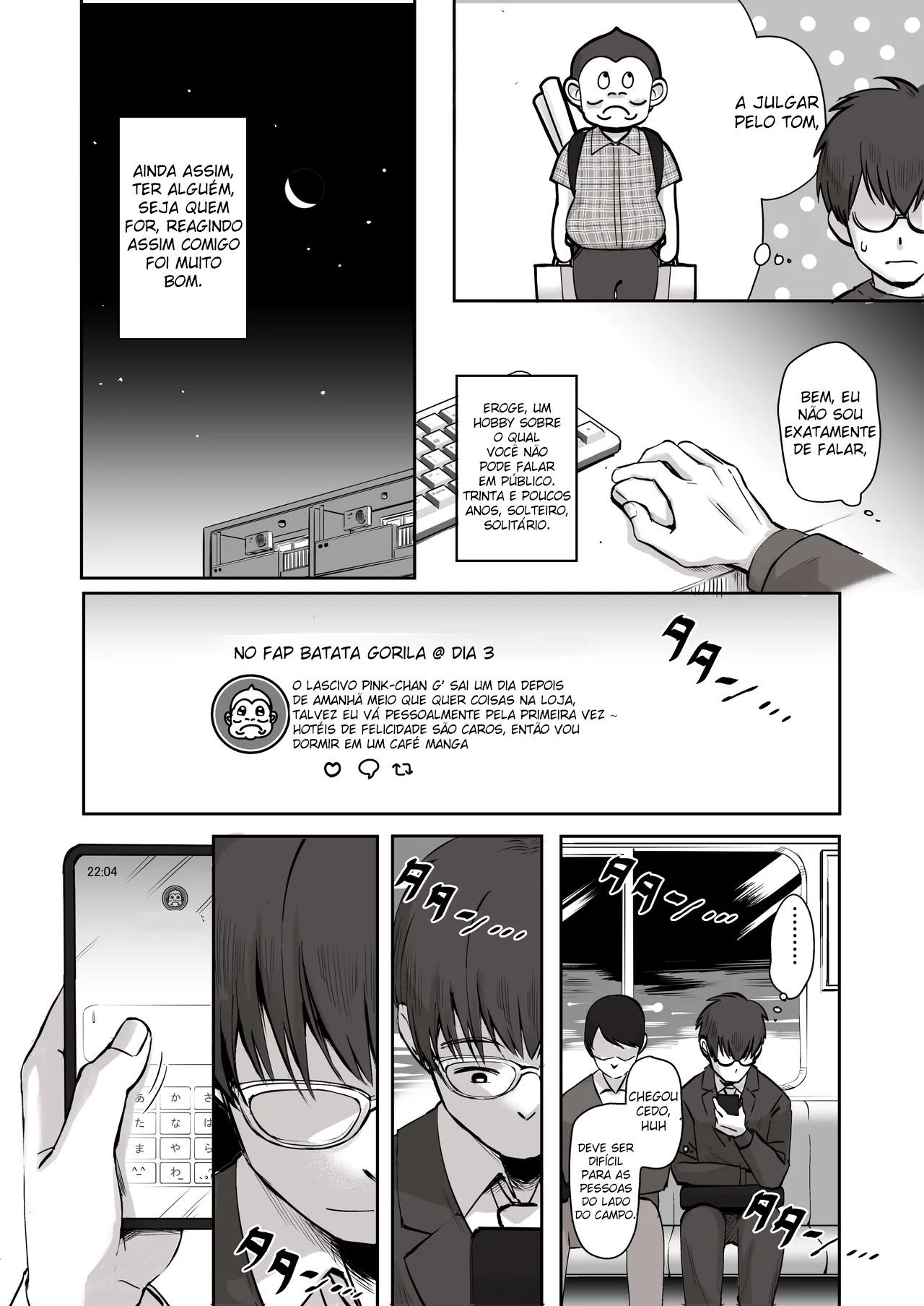 Ler Quando Fui Encontrar o Seguidor Com Quem Falava Apaixonadamente Sobre Eroges Dia e Noite Capitulo 1 Page 3