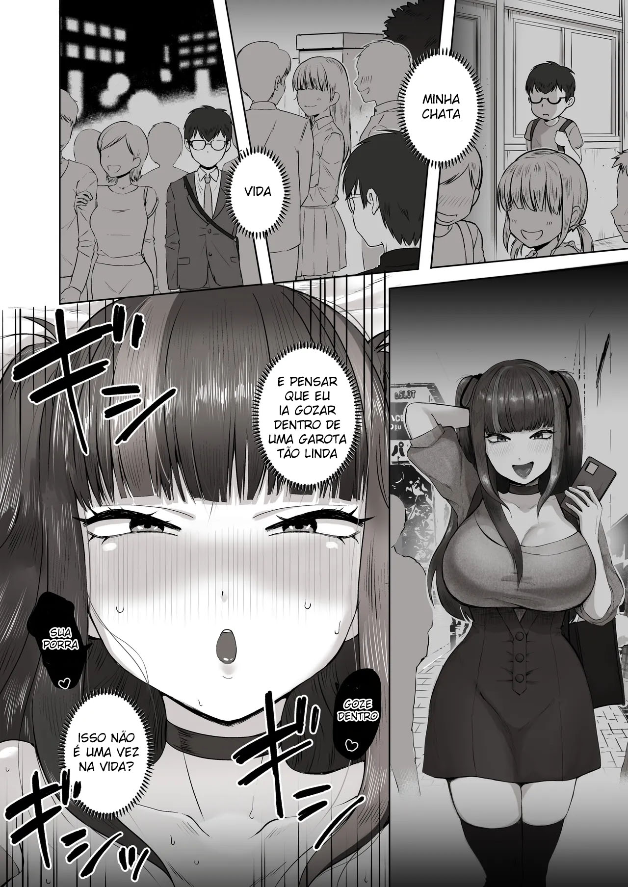 Ler Quando Fui Encontrar o Seguidor Com Quem Falava Apaixonadamente Sobre Eroges Dia e Noite Capitulo 1 Page 35