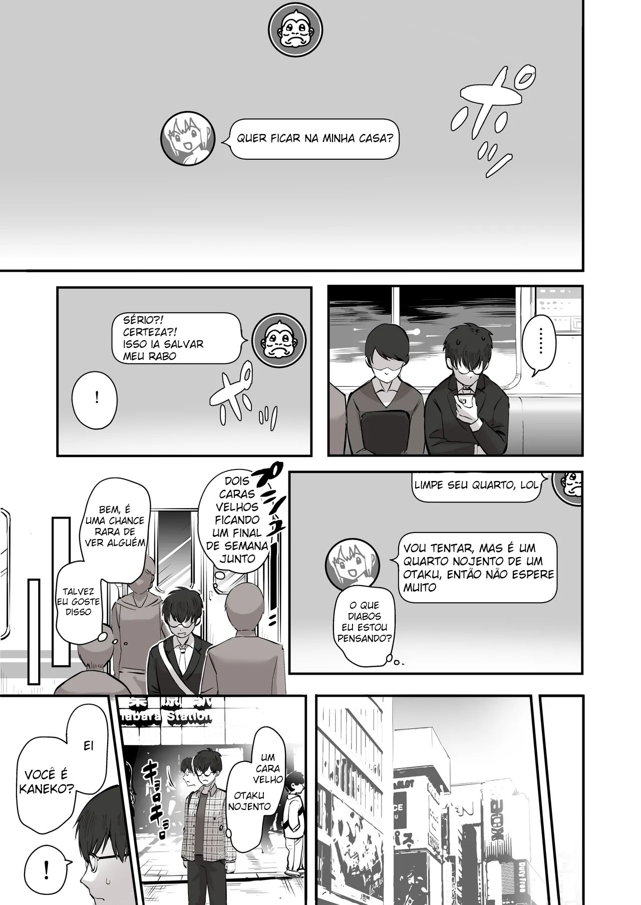 Ler Quando Fui Encontrar o Seguidor Com Quem Falava Apaixonadamente Sobre Eroges Dia e Noite Capitulo 1 Page 4