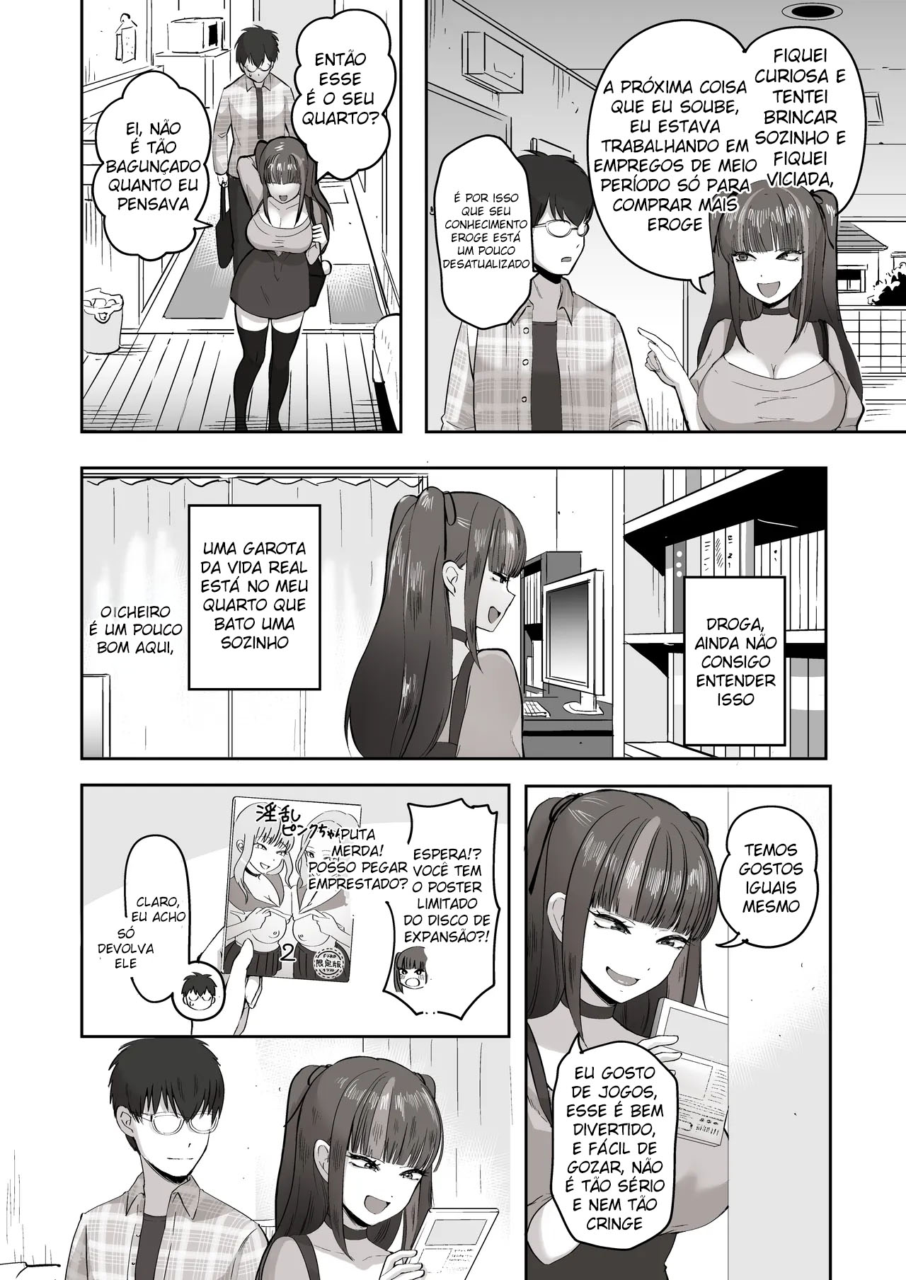 Ler Quando Fui Encontrar o Seguidor Com Quem Falava Apaixonadamente Sobre Eroges Dia e Noite Capitulo 1 Page 7