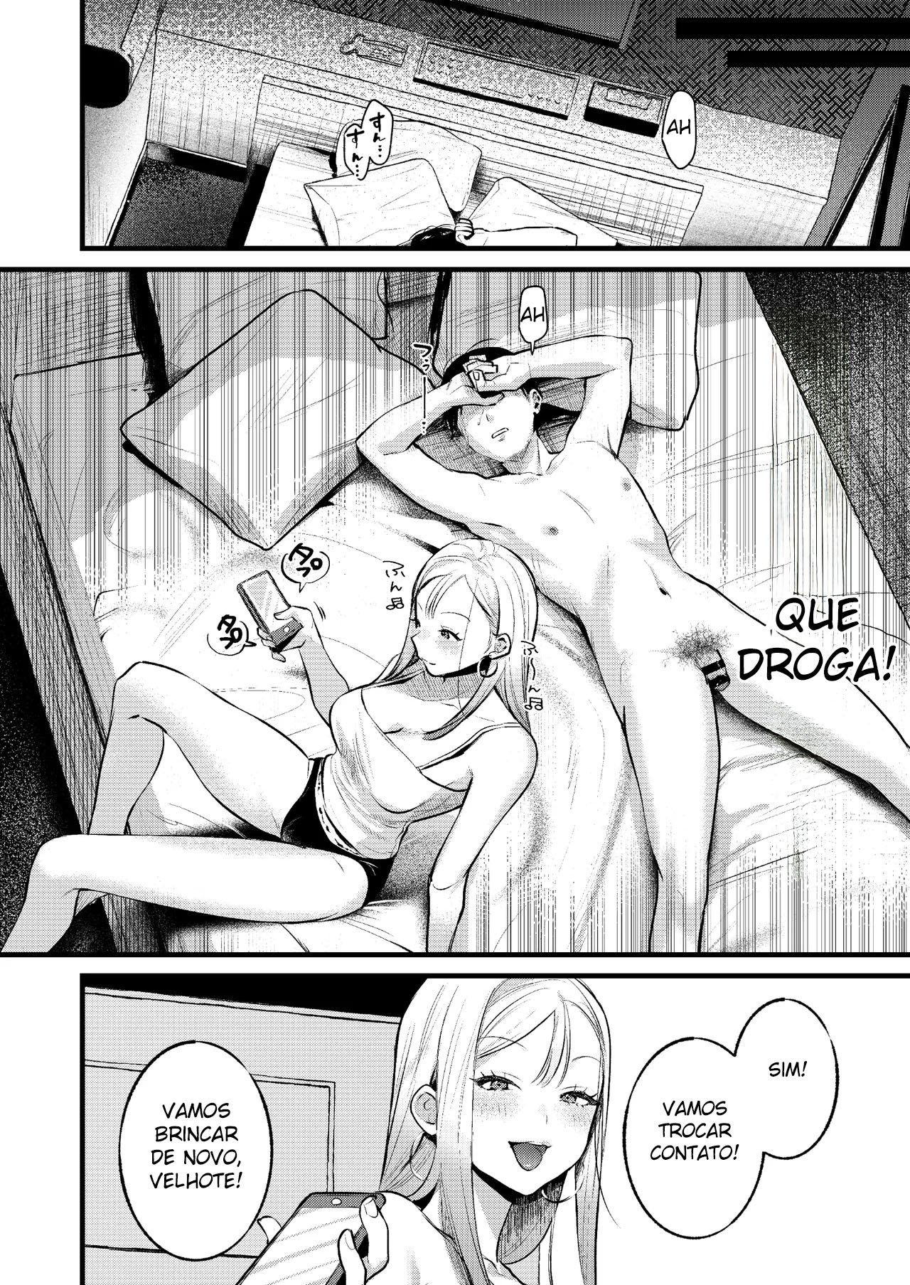 Ler Um Assalariado Viciado em Masturbação Vira Brinquedo Sexual de Uma Gyaru Capitulo 1 Page 23